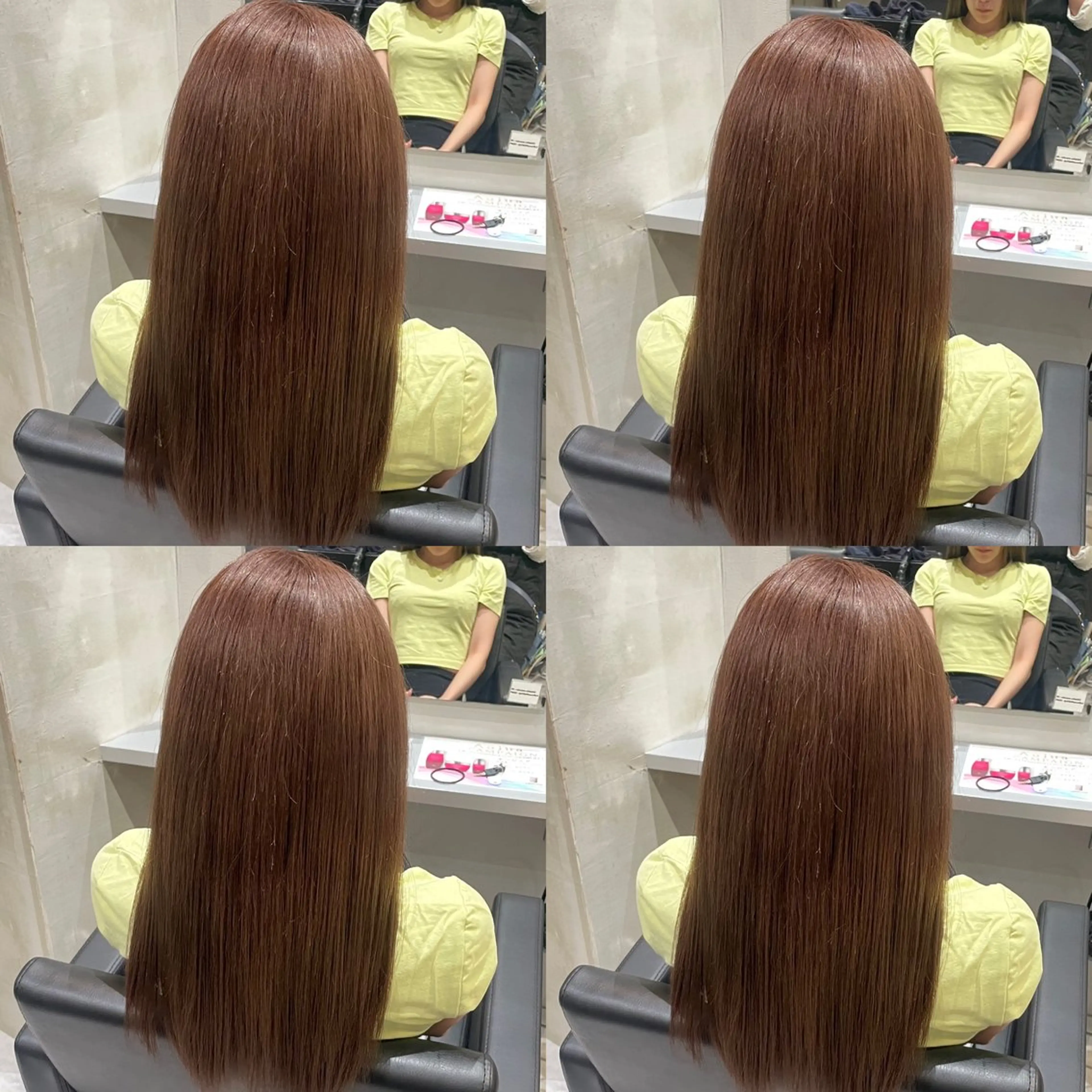 セミロング カラー カット ヘアカラー トリートメント Minami. 🩵 再現性特化ヘアのヘアスタイル