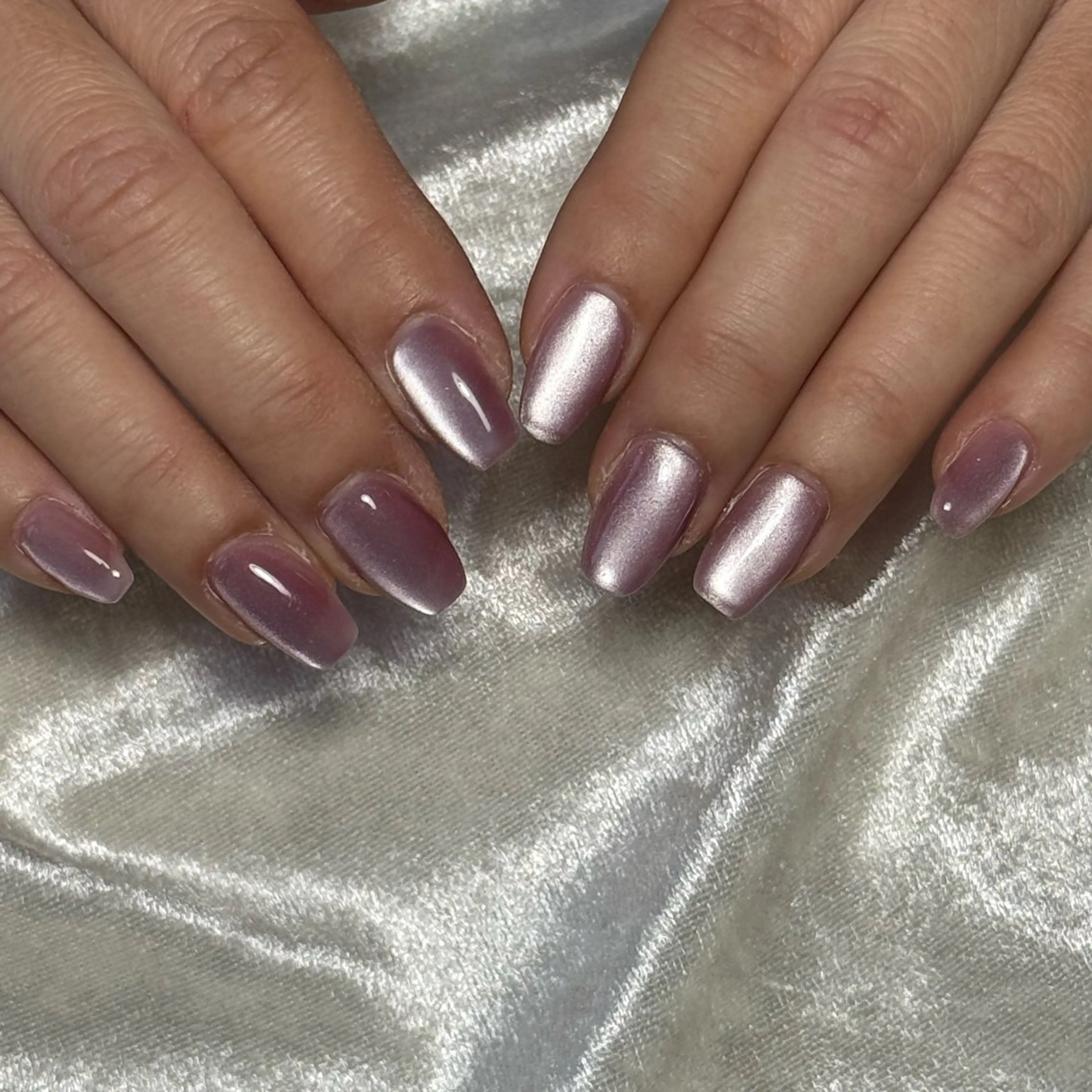 ネイル マグネットネイル ハンドネイル Hana_ Rieのネイルデザイン