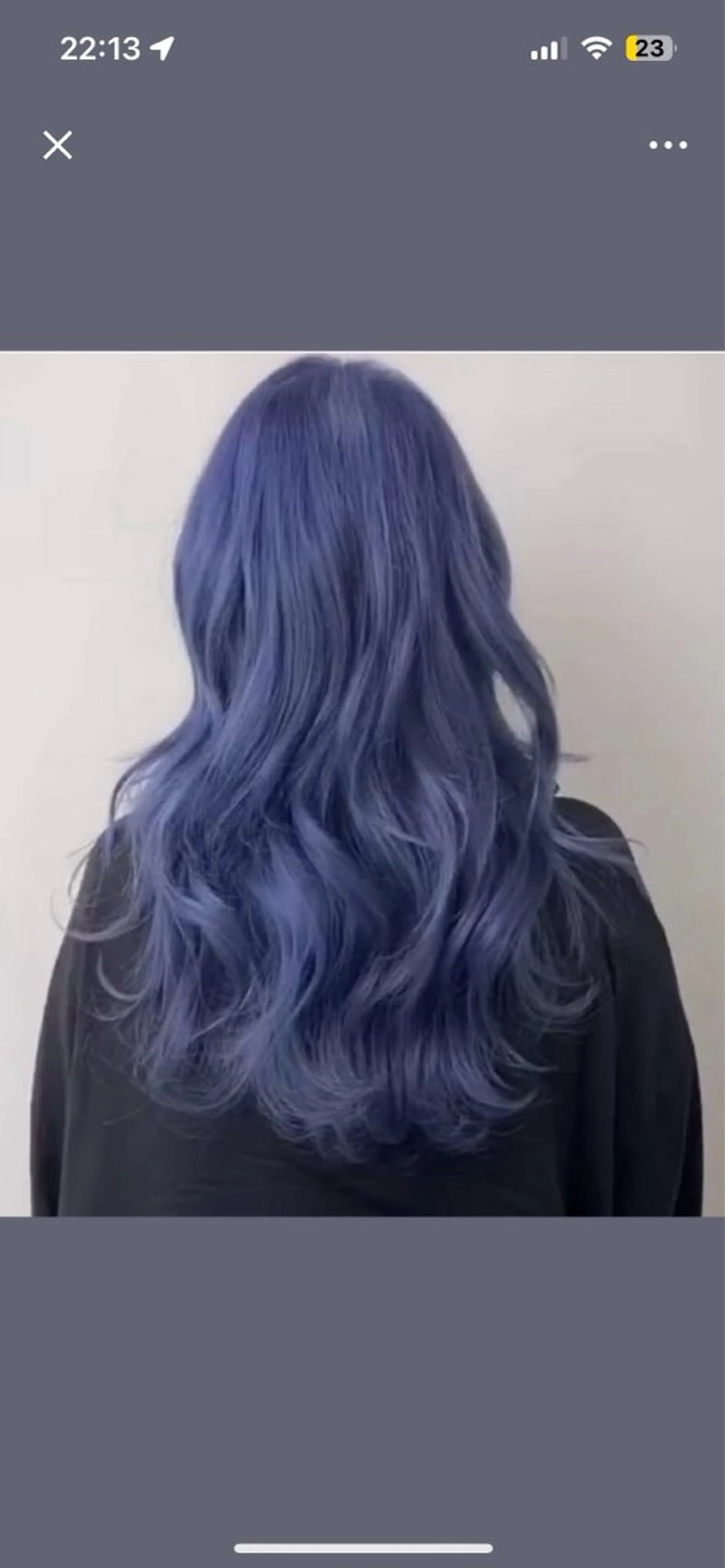 セミロング カラー ブリーチ ブルーカラー ヘアカラー [lani ] konatsuのヘアスタイル