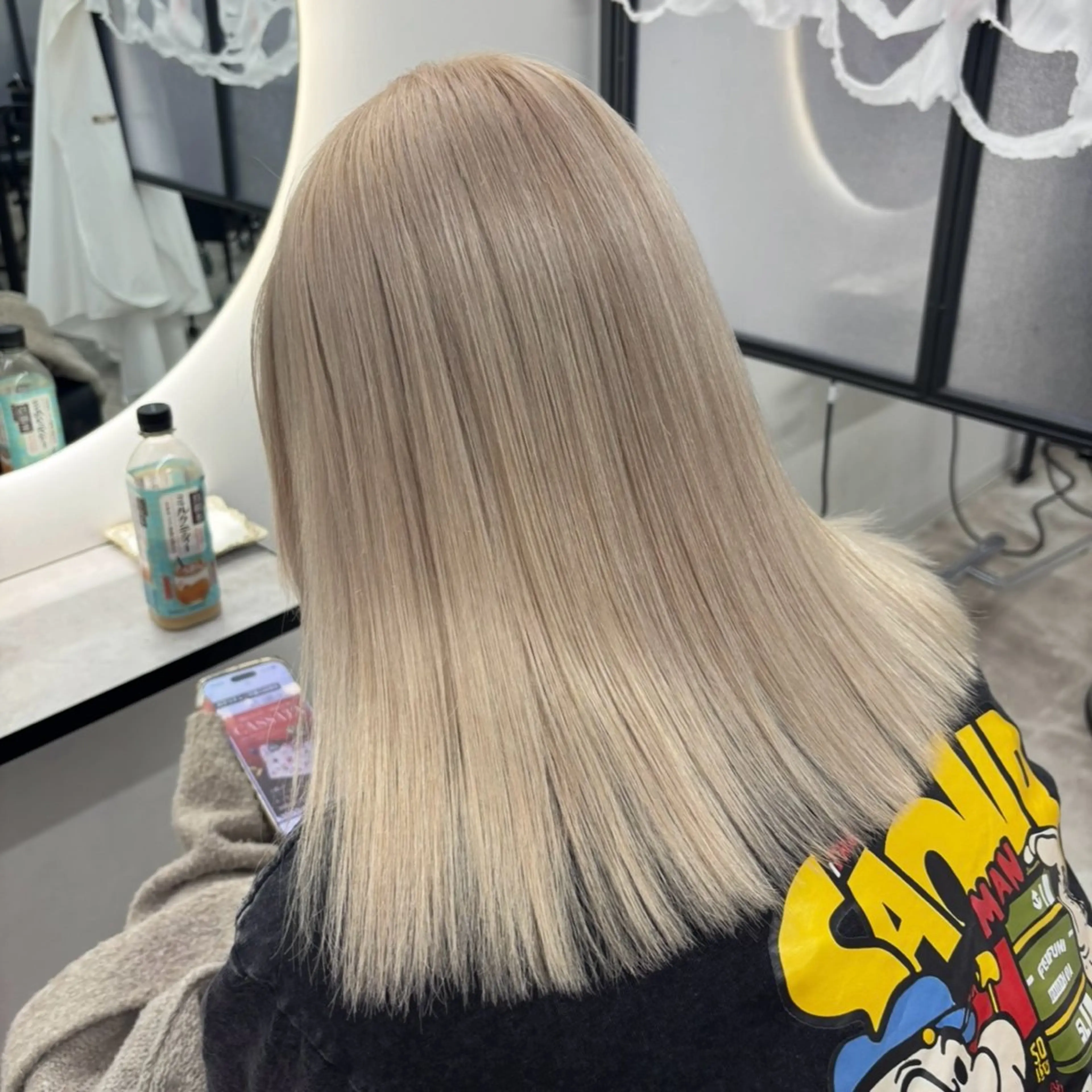 セミロング カラー ヘアカラー Ren. 🦋デザインカラーのヘアスタイル