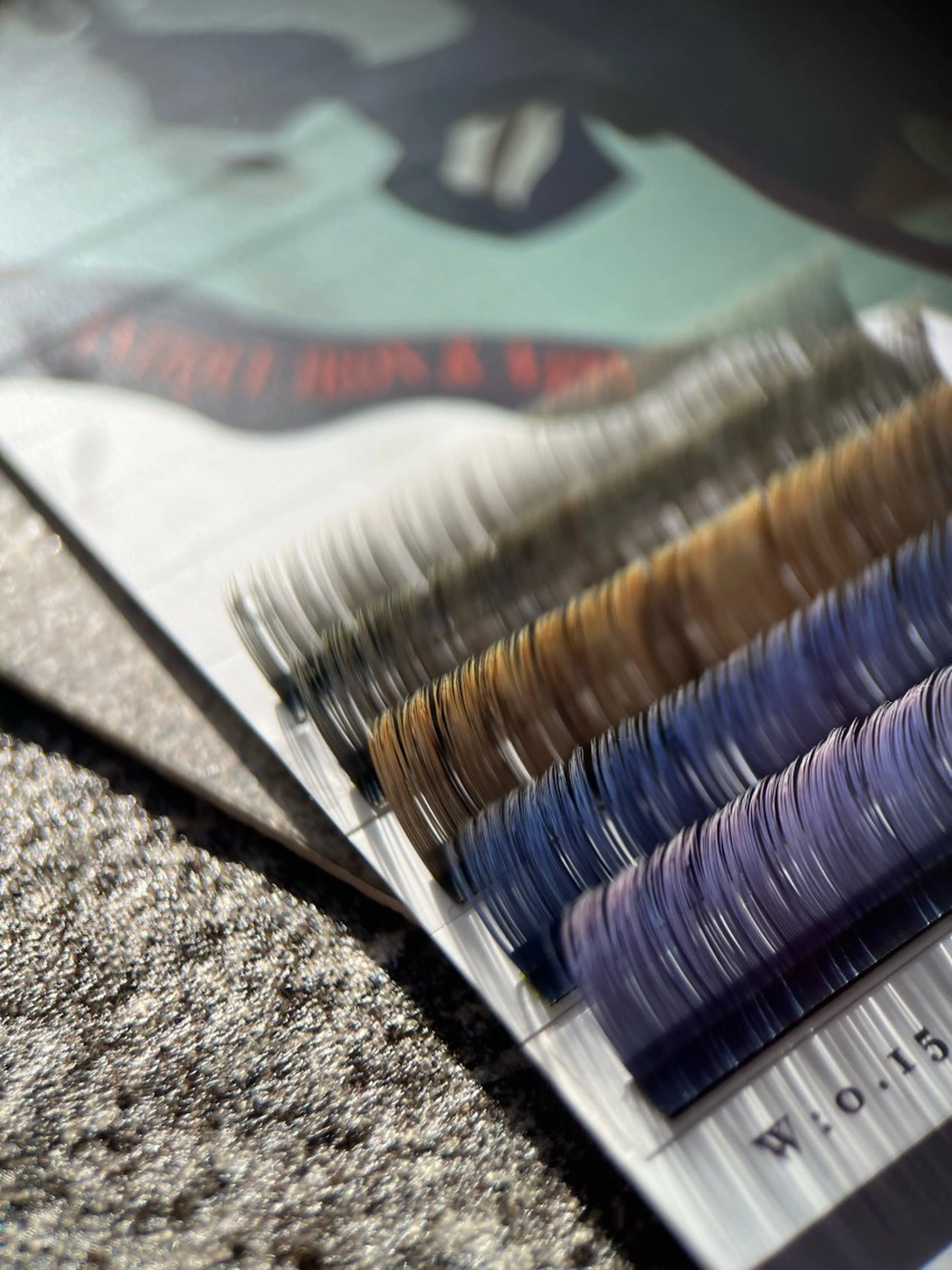 【color】カラーマツエク140本➰25色のニュアンスカラーから選べます🤍の写真