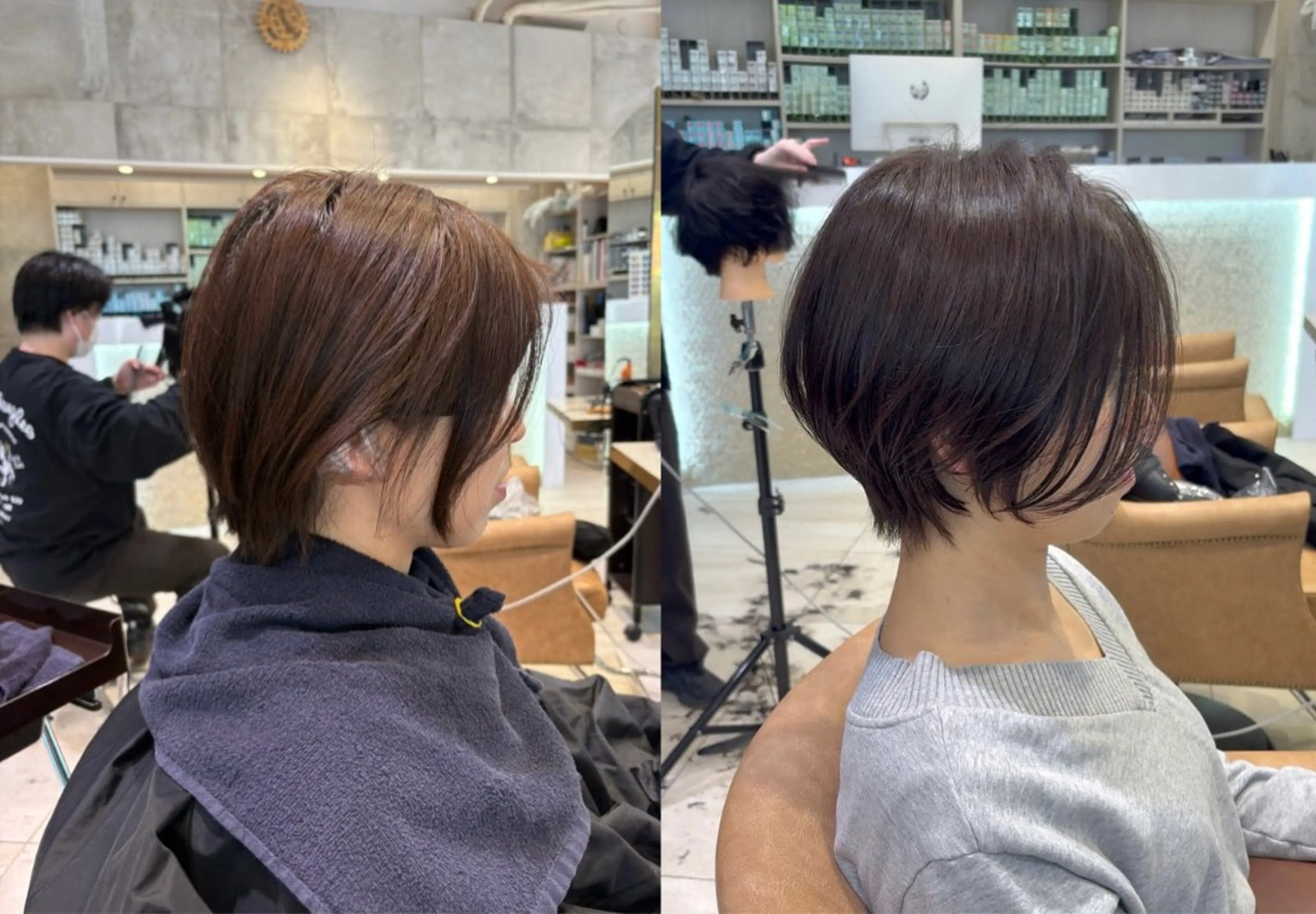 ショート カラー カット ヘアカラー ヘッドスパ 高橋 佳愛のヘアスタイル