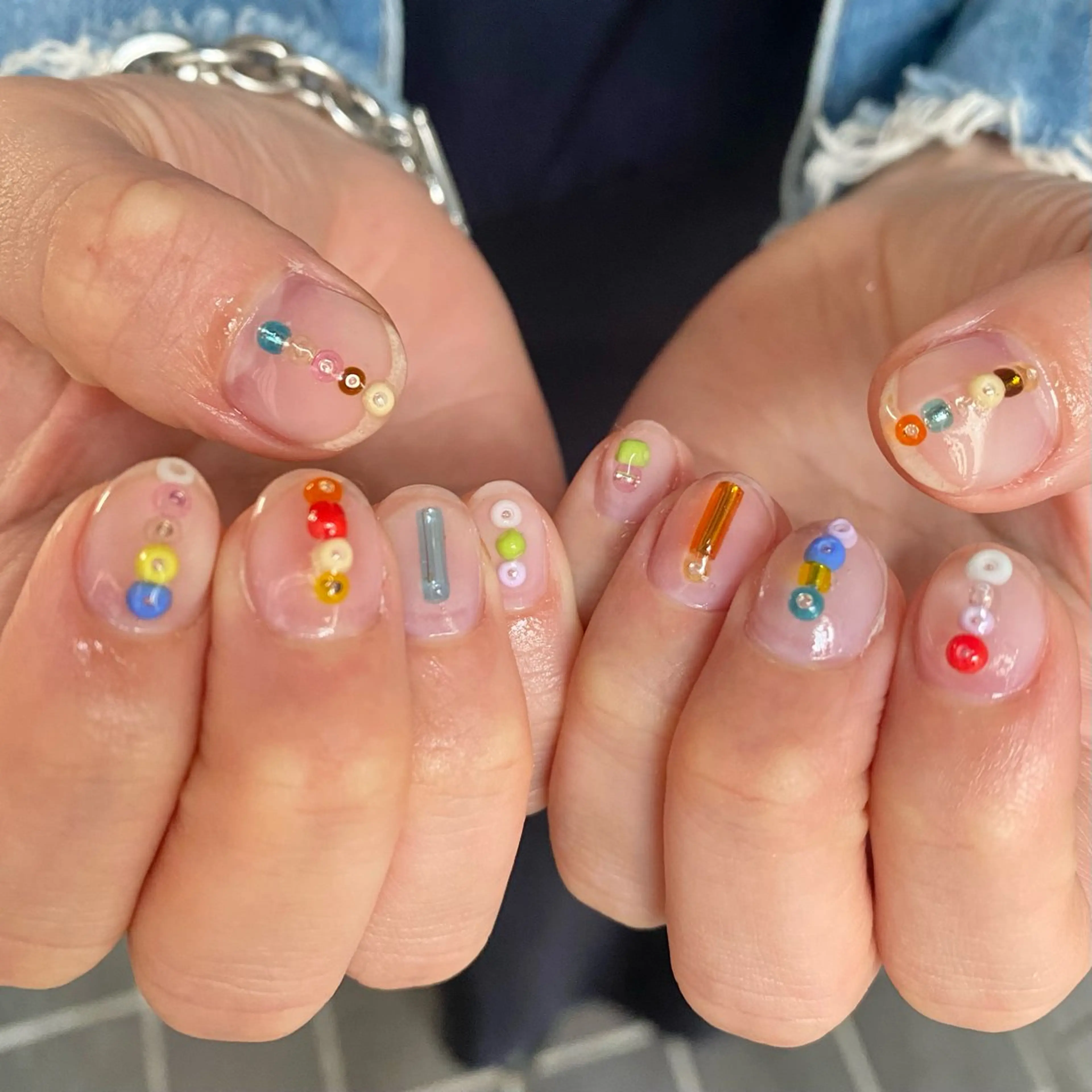 ネイル ハンドネイル フットネイル nano/きもかわ nail🐬🫧のネイルデザイン
