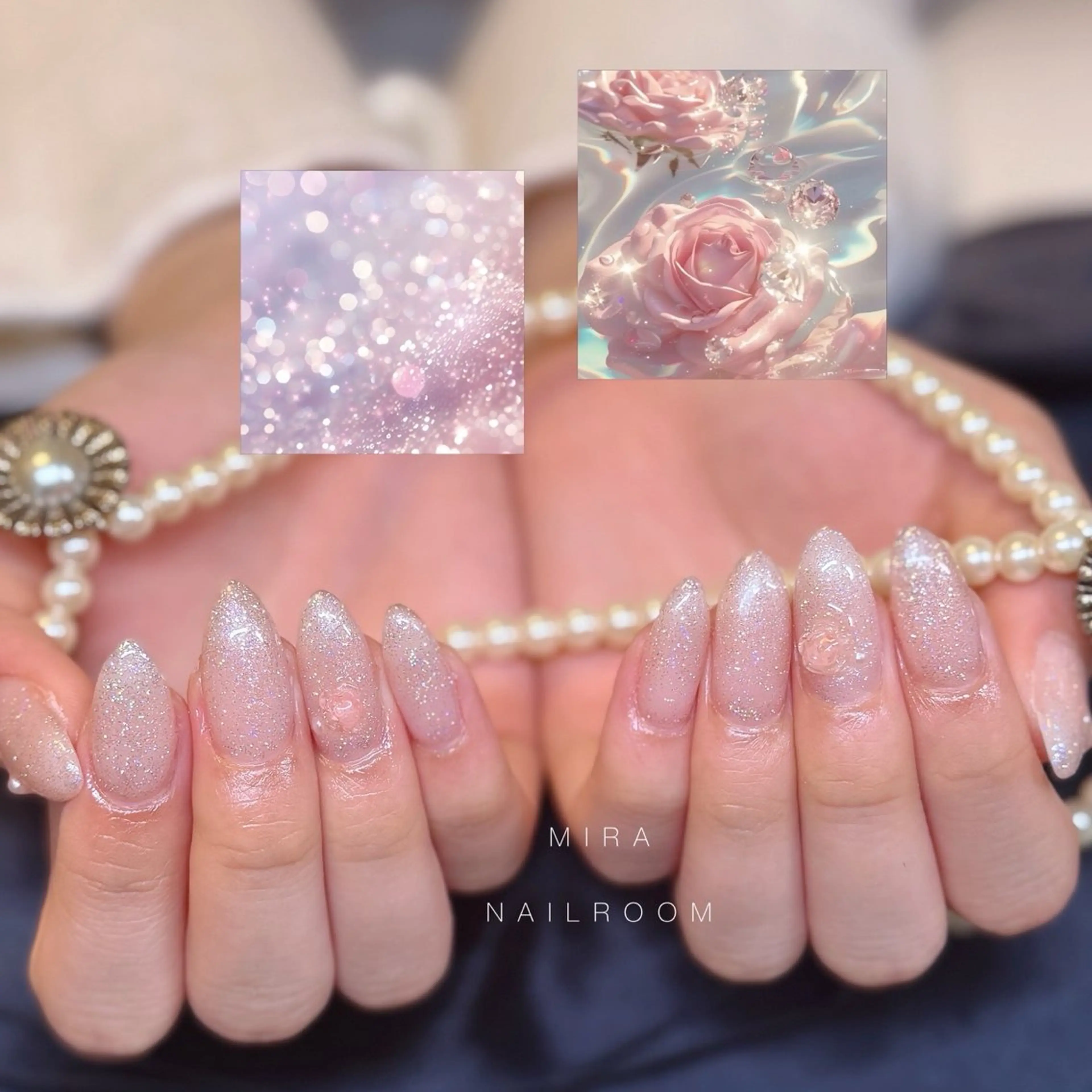 ネイル 長さ出し 持ち込み MIRA NAILROOM SALON所属・MIRA NAILROOMのネイルデザイン