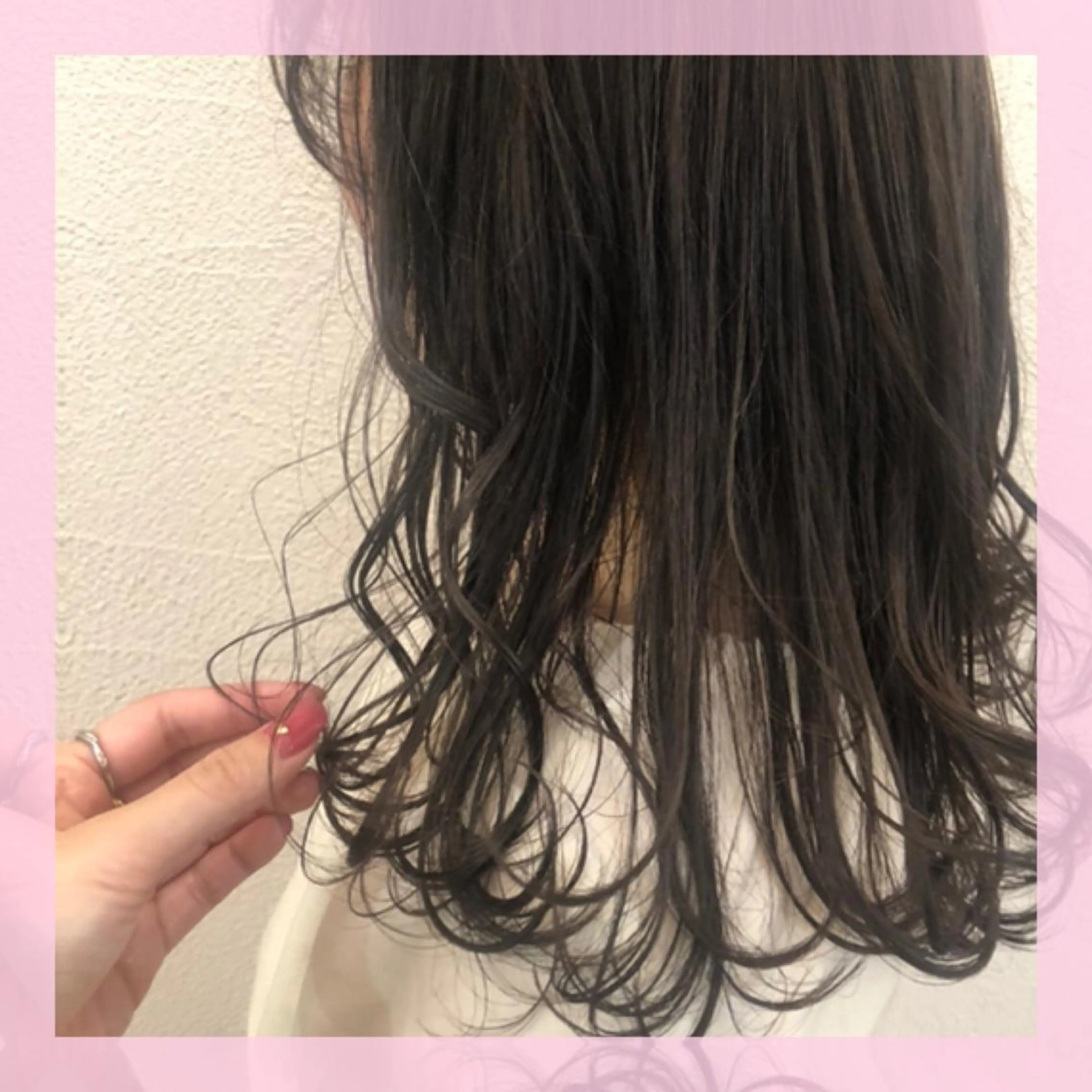 ミディアム カラー ラベンダーカラー ラベンダーグレー カット ヘアカラー トリートメント plum.所属・🍒前川 🍒のヘアスタイル