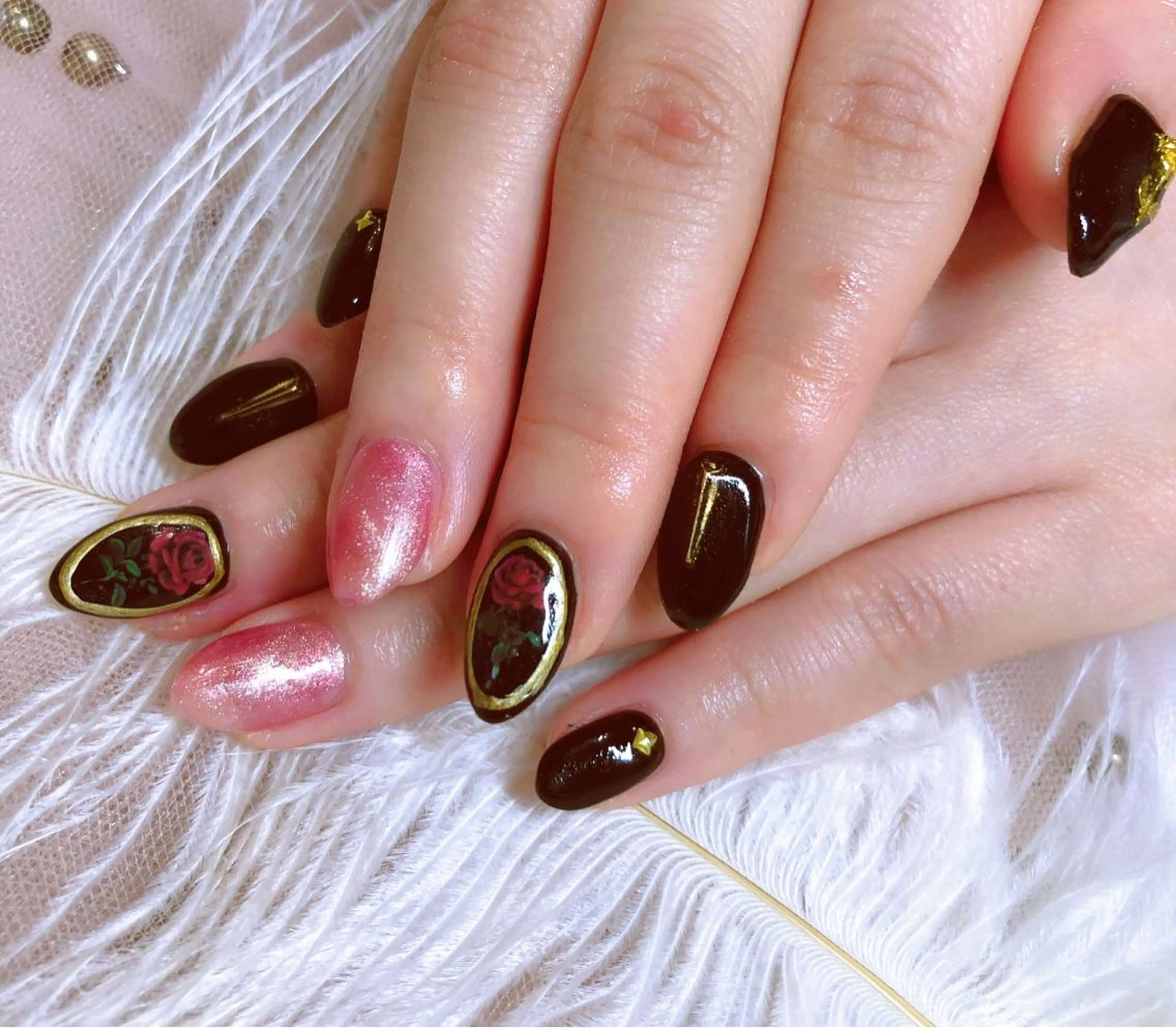 ネイル ハンドネイル マジックミラー所属・マジック ミラーのネイルデザイン