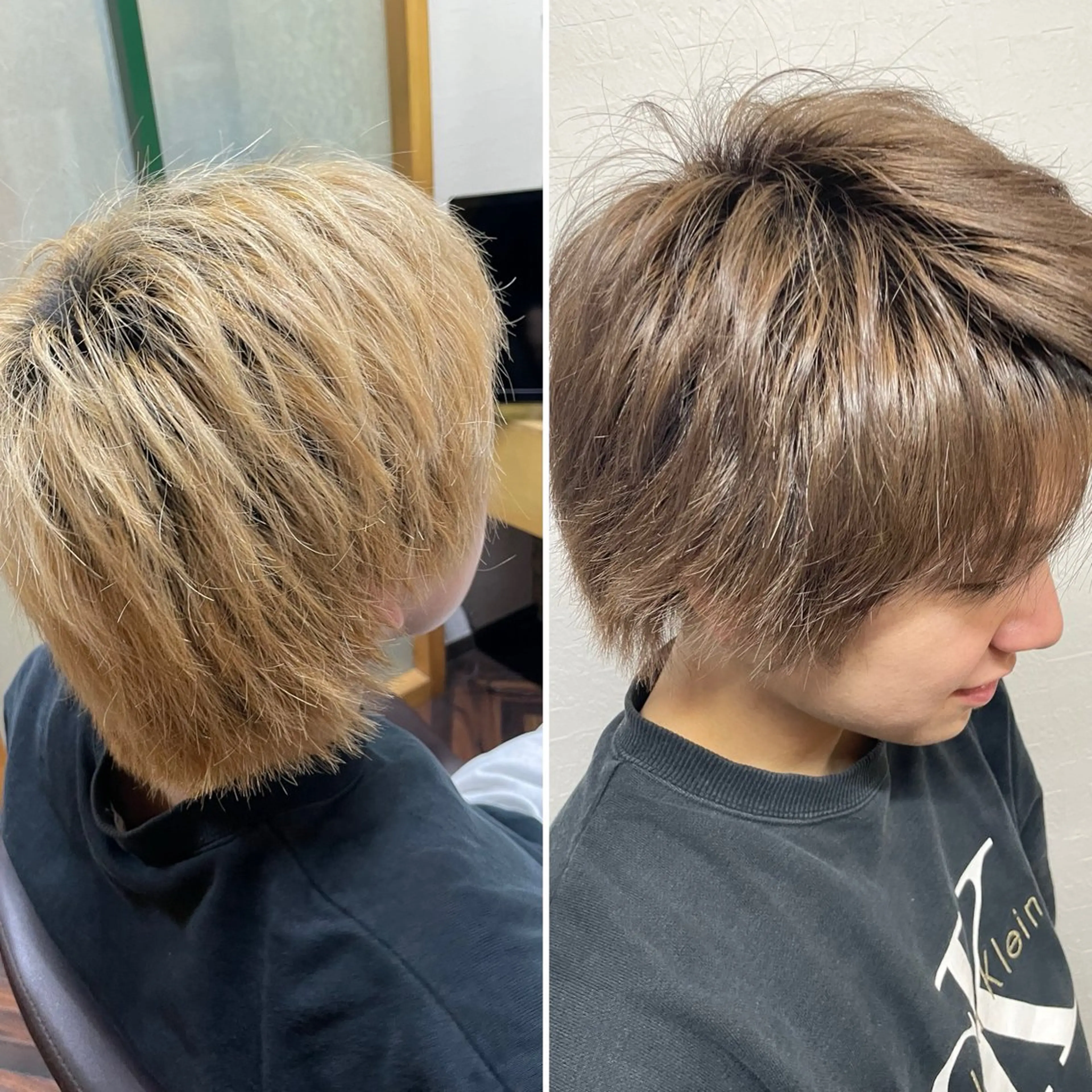 カラー メンズ katae sayoriのヘアスタイル