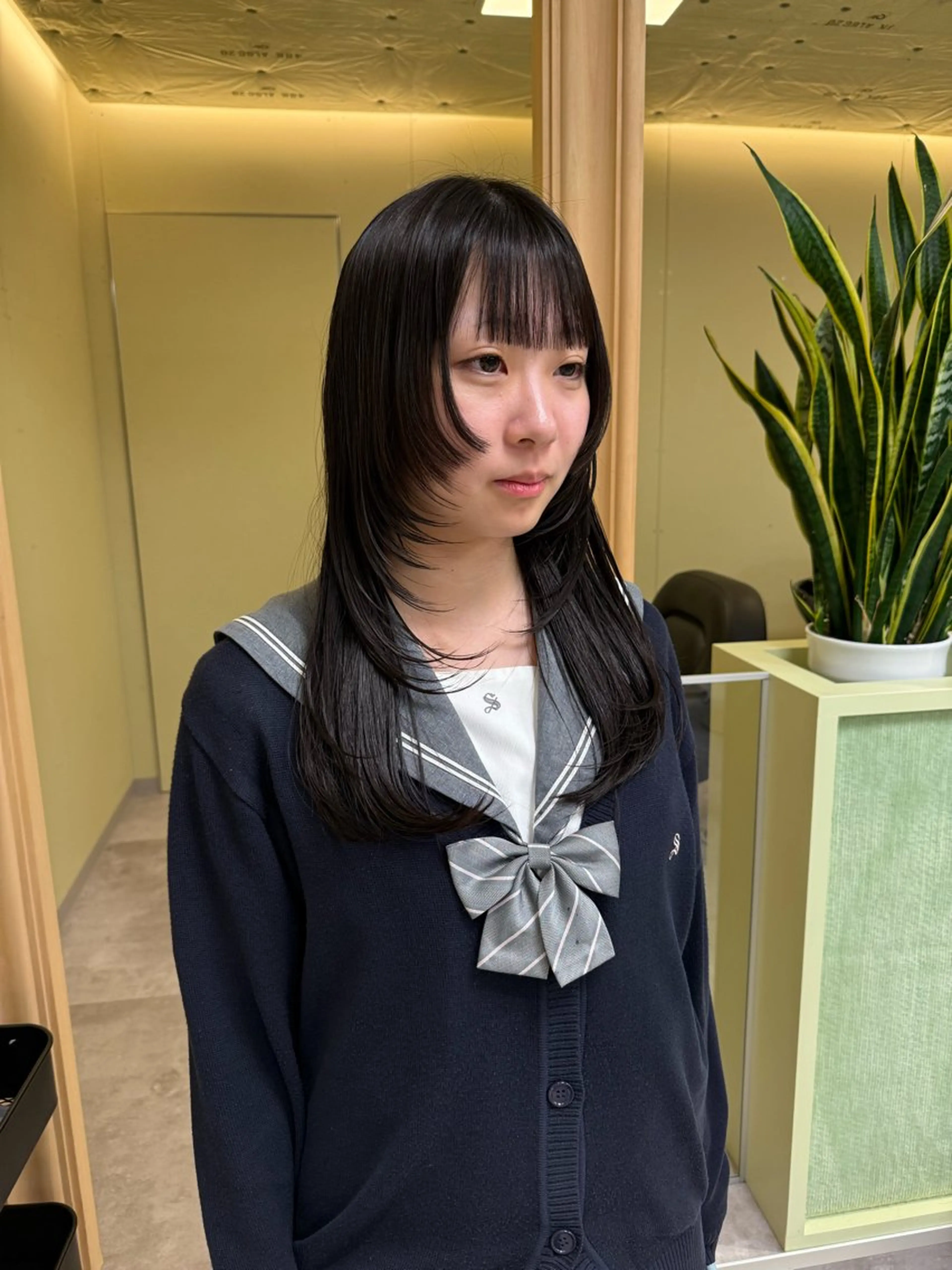 ロング カラー カット ヘアカラー 伶風/ボブ/ ヘーゼルベージュのヘアスタイル