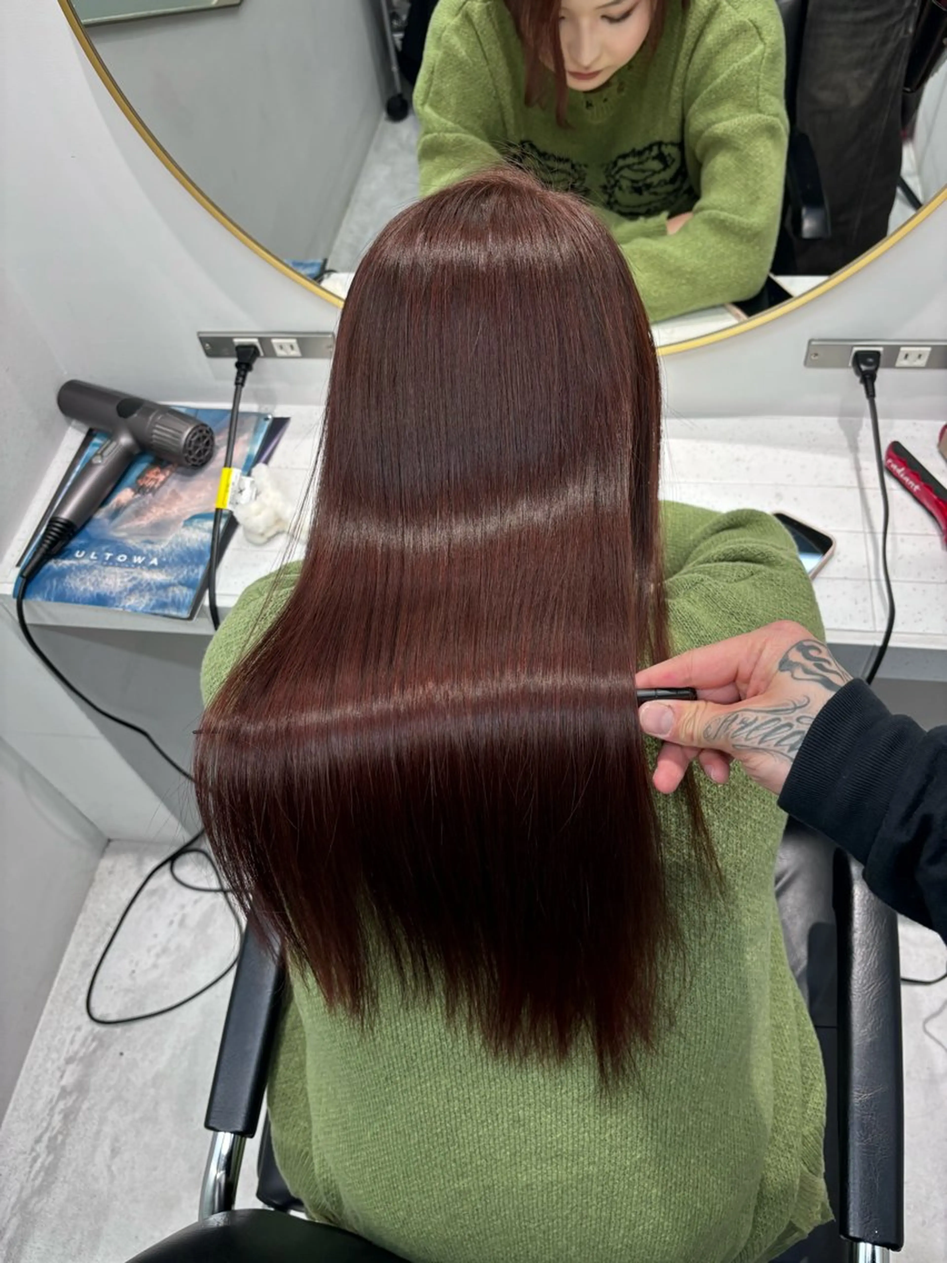 ロング ヘアカラー トリートメント TRUNS所属・🫧髪質改善特化/ 縮毛矯正/🫧鈴木透のヘアスタイル