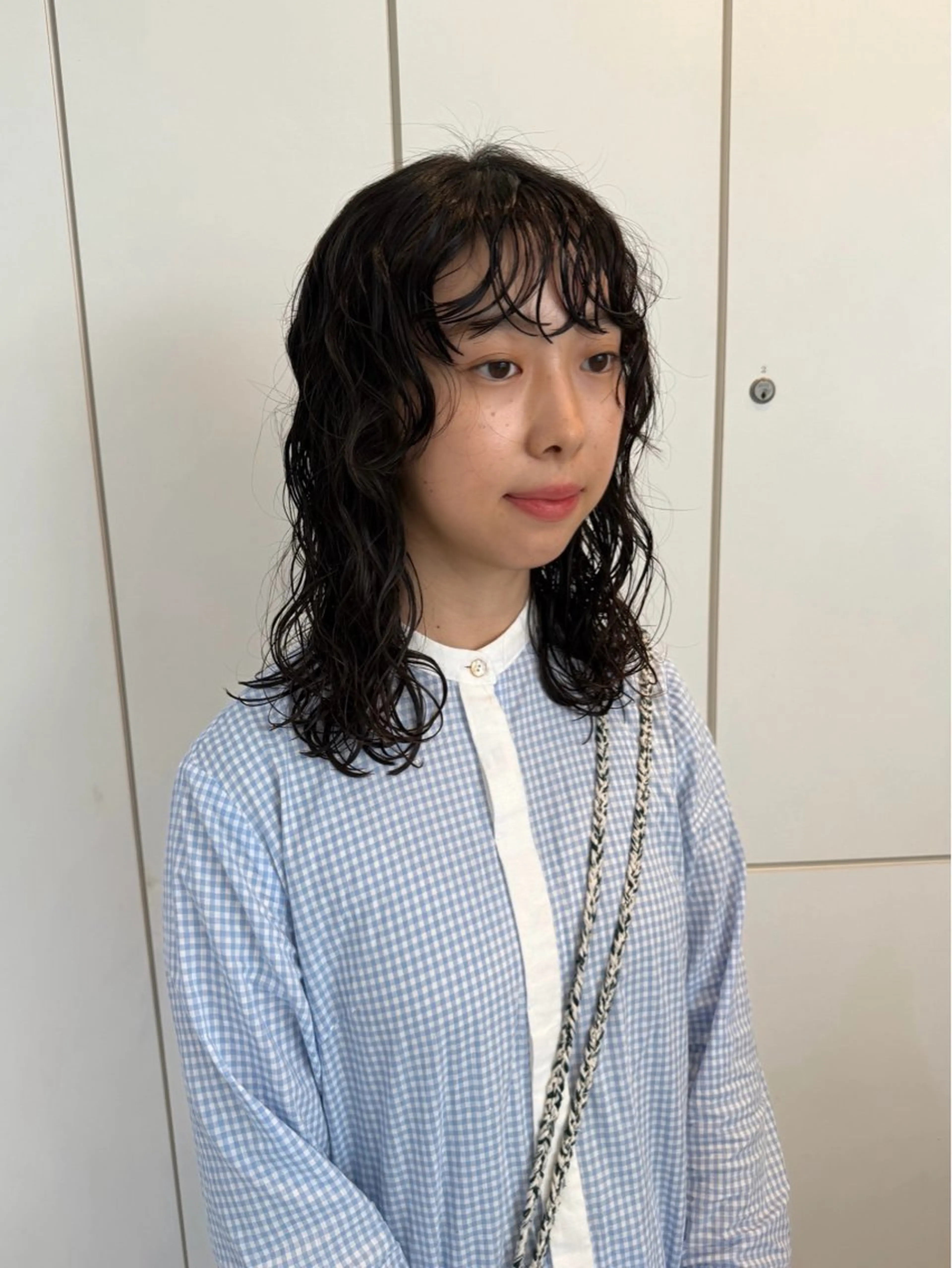 ロング パーマ カット パーマ neneka レイヤーカット🍀のヘアスタイル