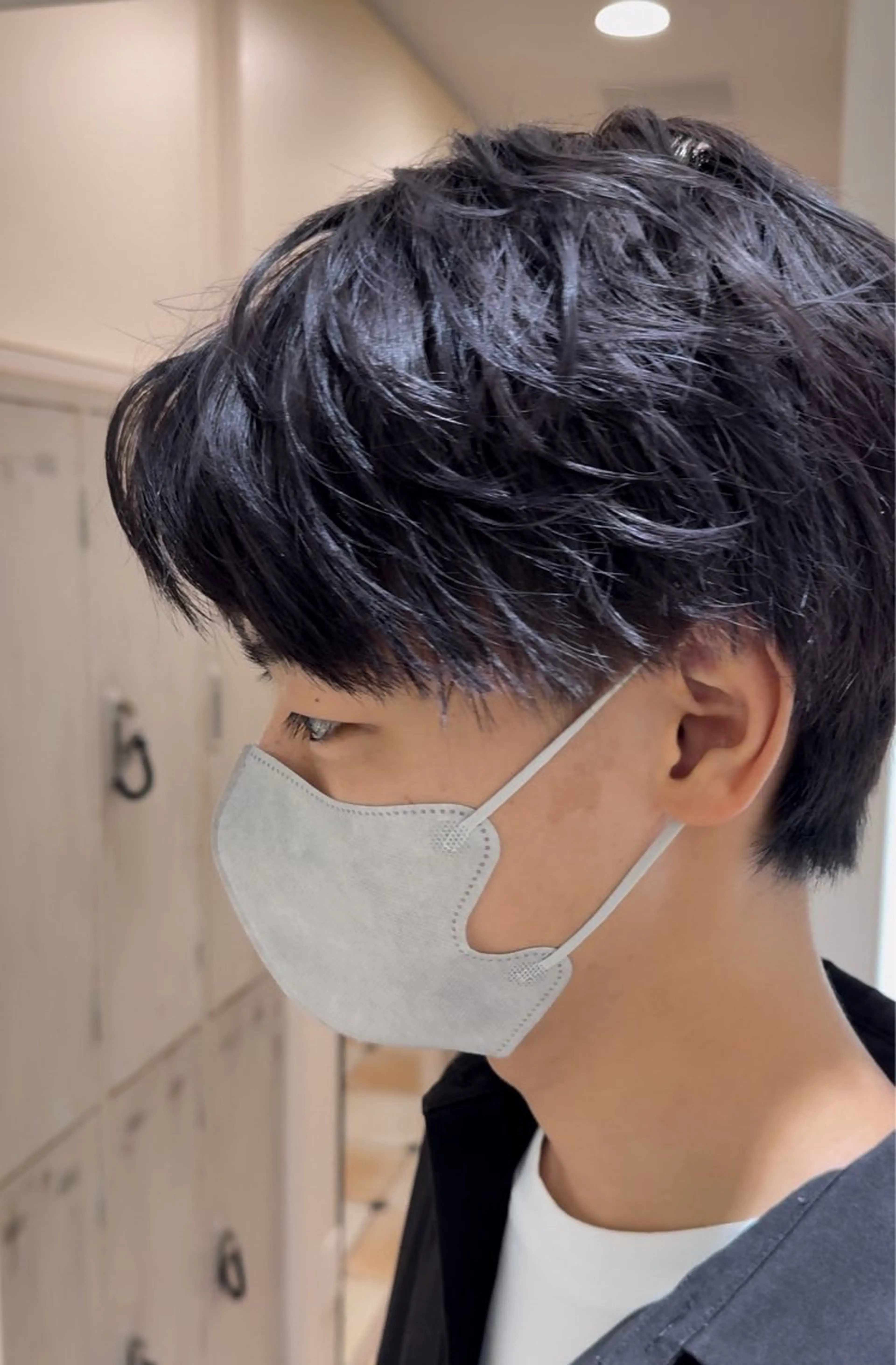 メンズ 透明感カラー🎨 田嶋翔真のヘアスタイル