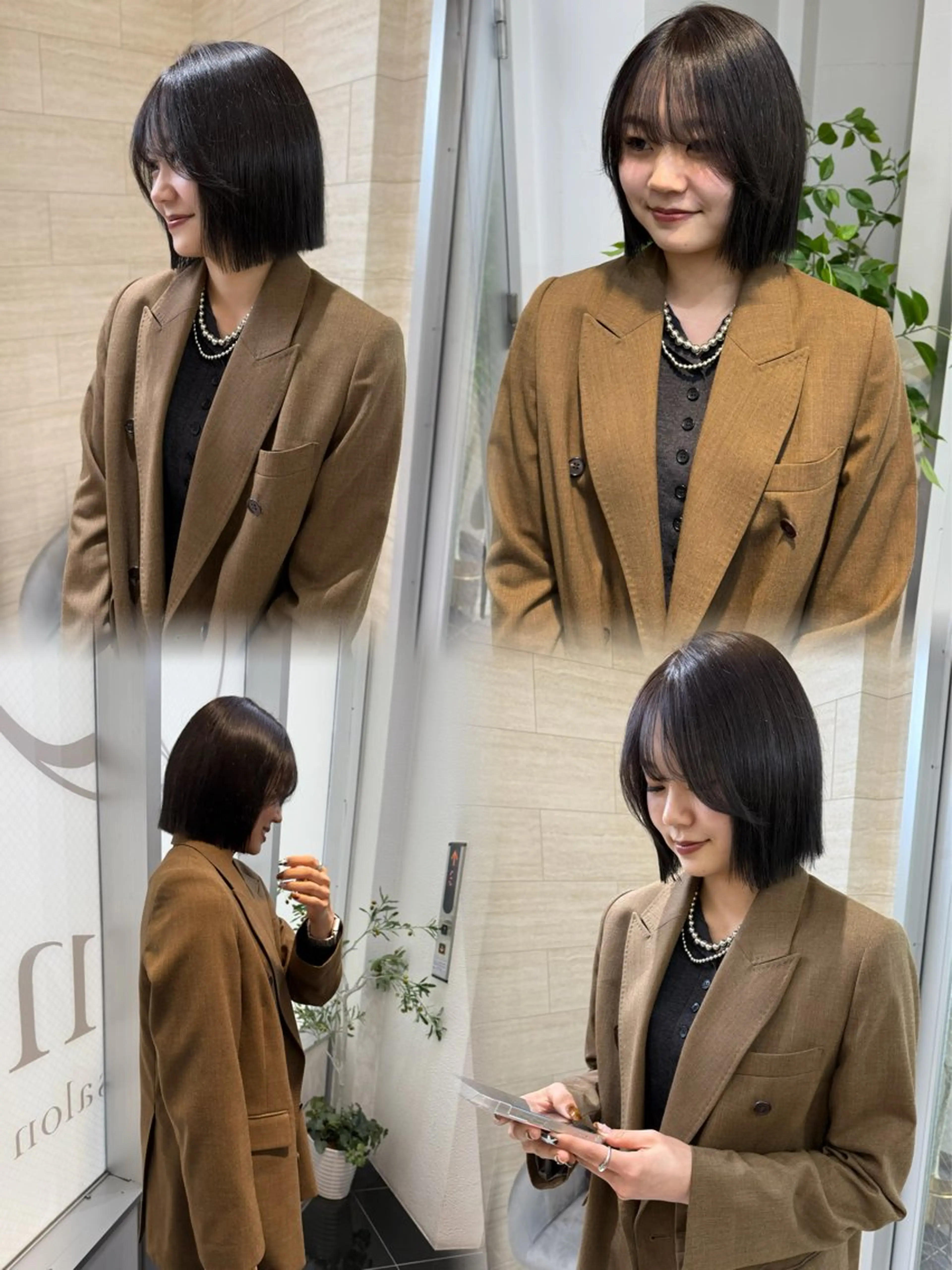 ショート ボブ カット ヘアカラー トリートメント Zina 熊本店 ワンホン/Juranのヘアスタイル