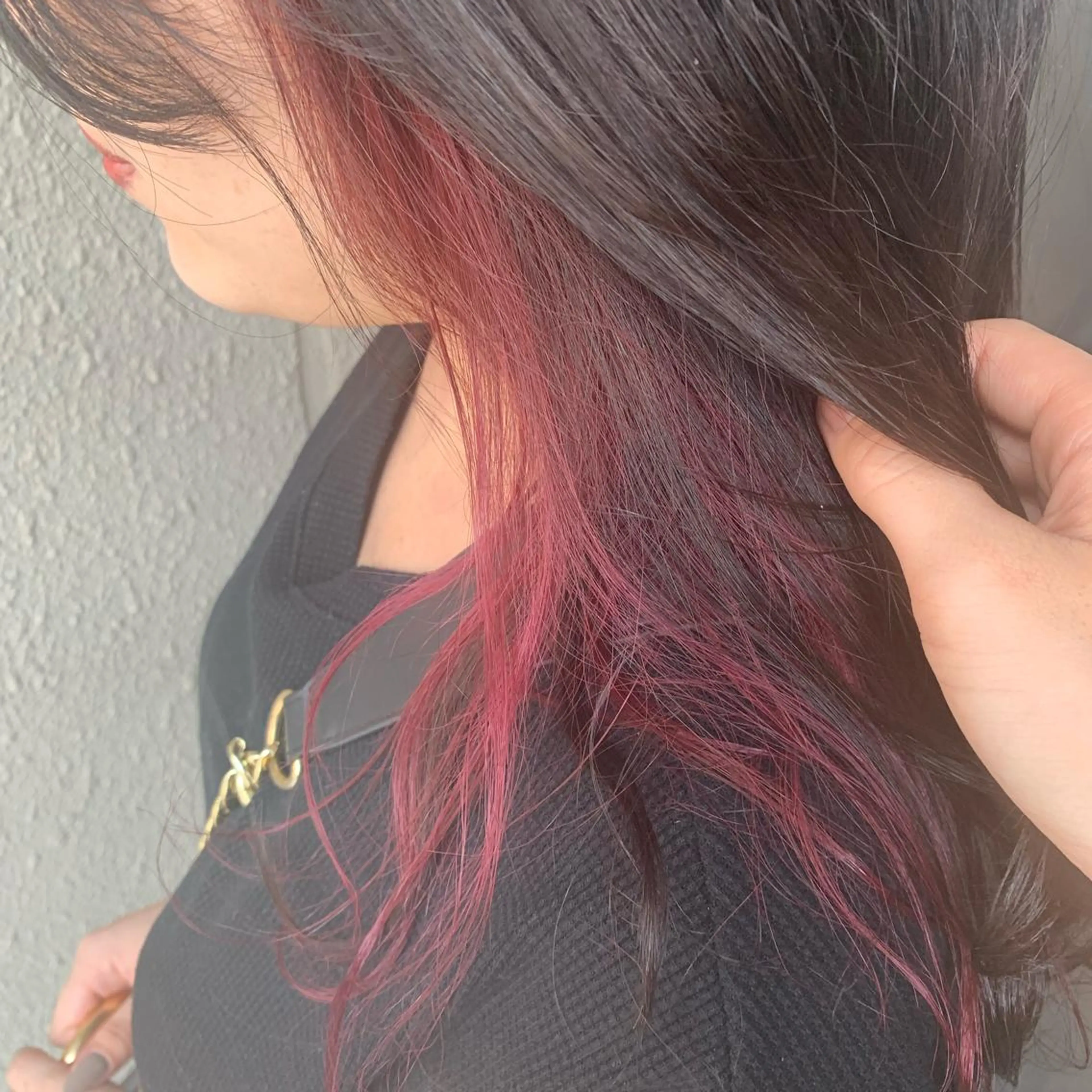 ミディアム カラー chouette/ 根本優希のヘアスタイル