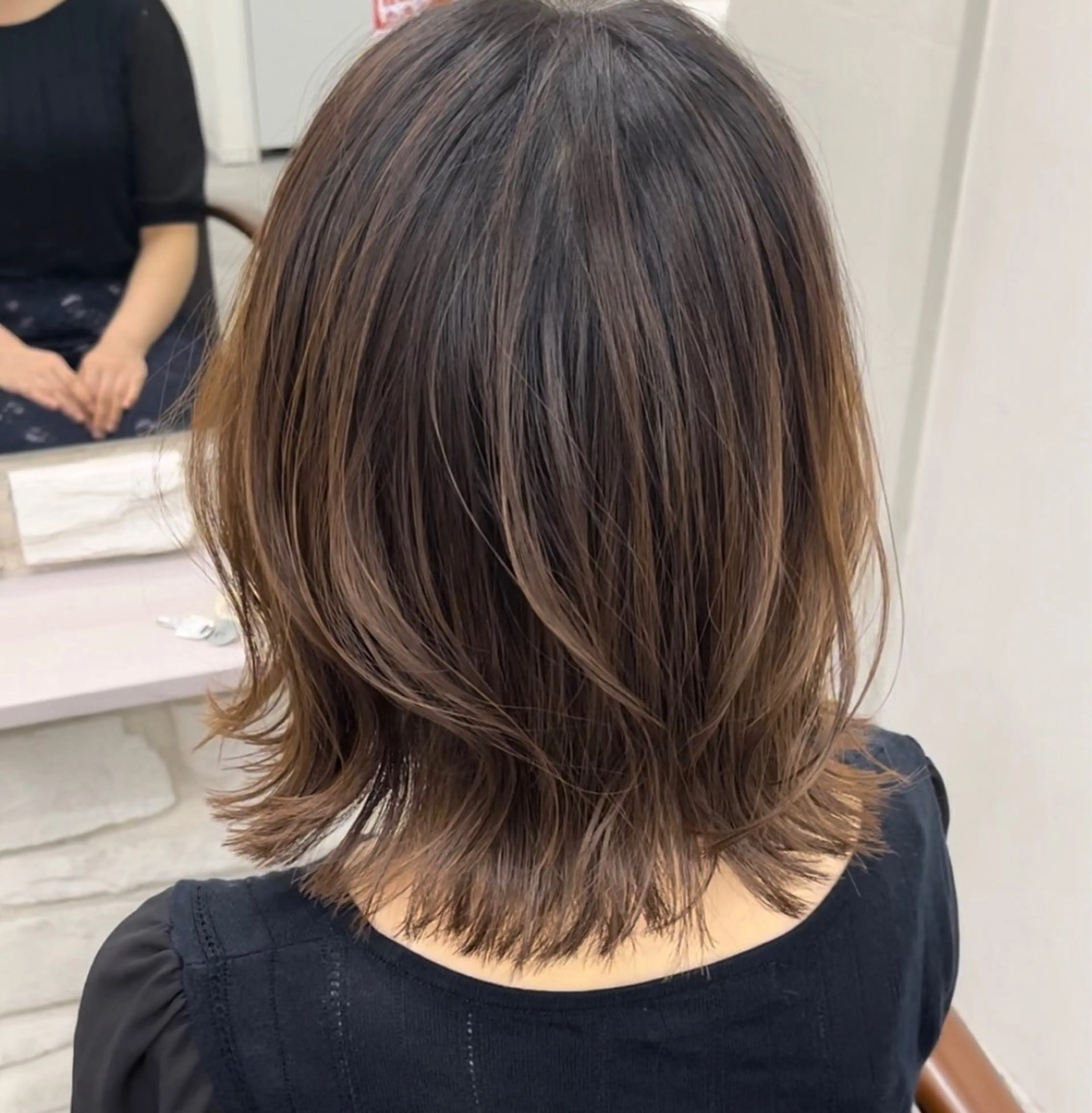 カラー ベージュカラー カット ヘアカラー トリートメント 天王寺髪質改善なら よしみさん✨のヘアスタイル