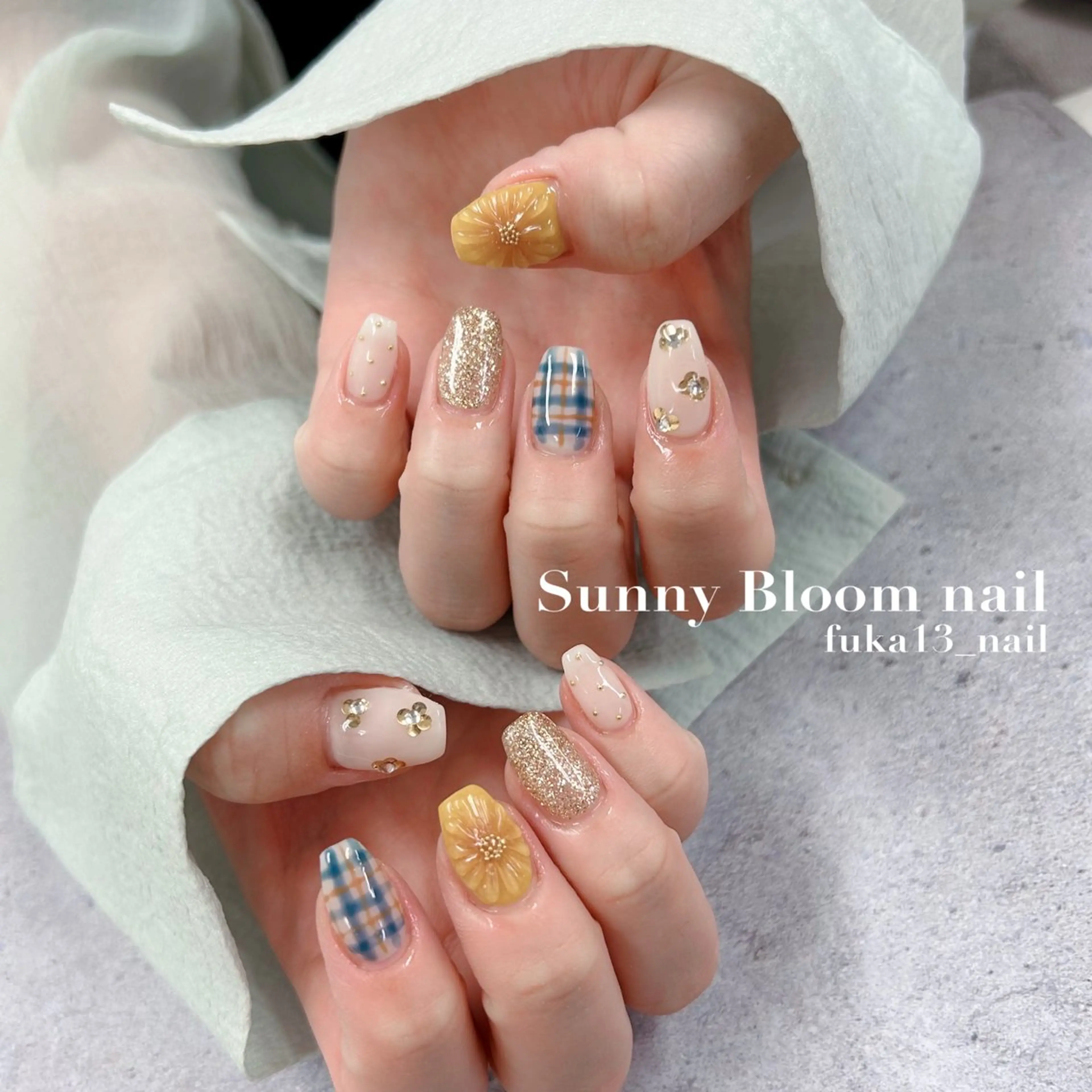 ネイル ガーリー 韓国ネイル ニュアンスネイル 夏ネイル ハンドネイル ネイルサロンAnela【アネラ】所属・Nail♡Fuka. /1月予約受付中のネイルデザイン