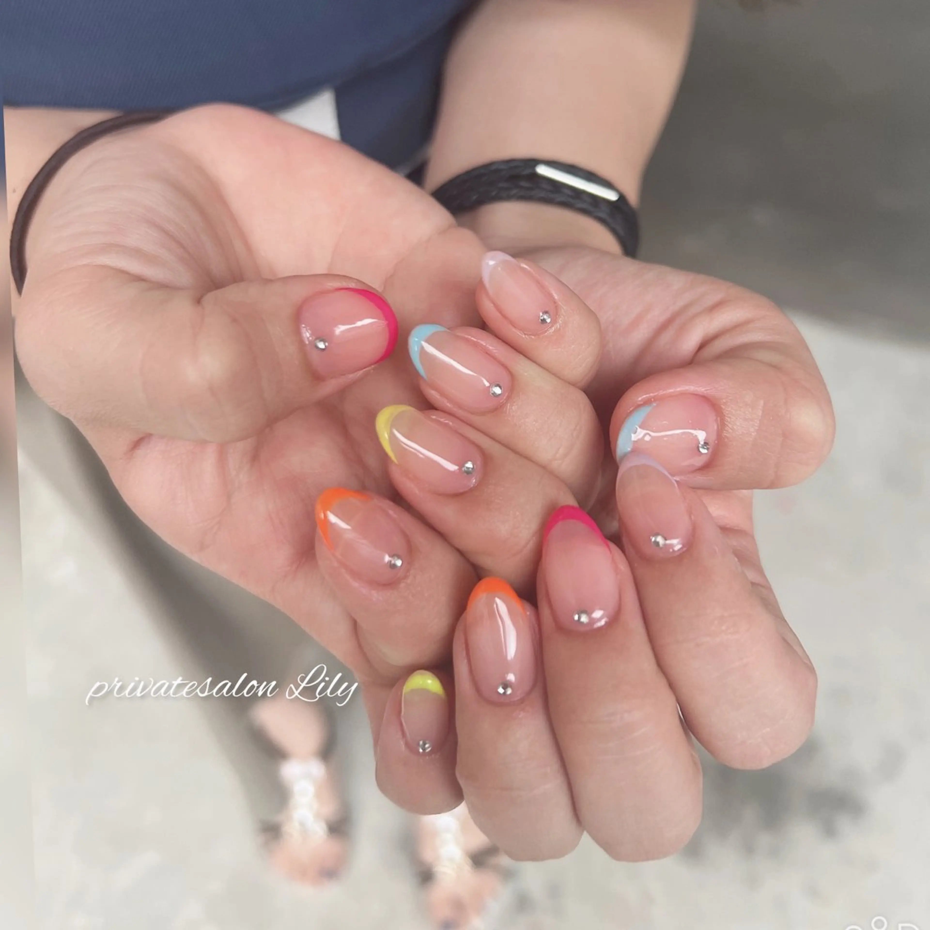 ネイル フレンチネイル ハンドネイル salon Lilyのネイルデザイン