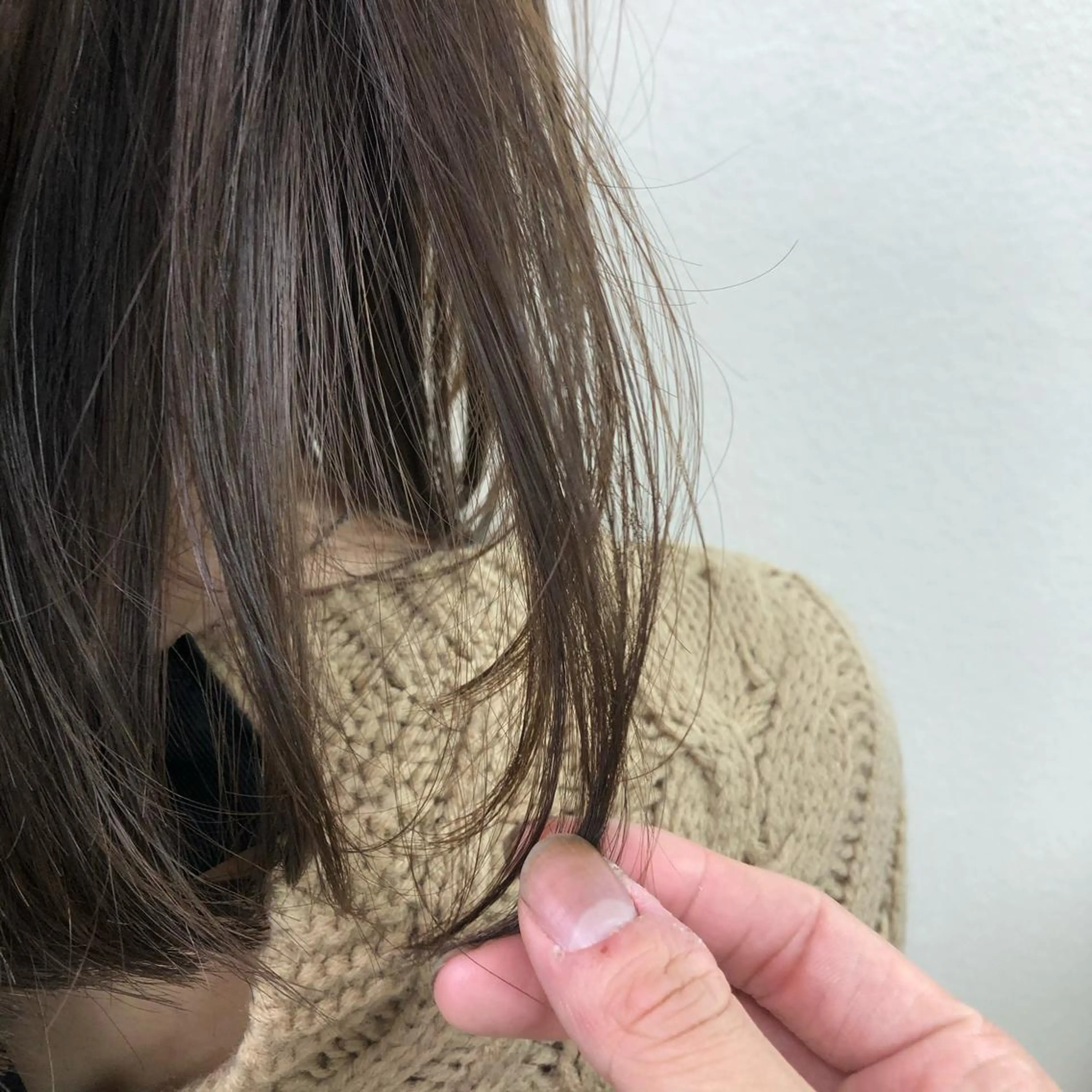 ミディアム カラー ヘアアレンジ 外苑前NO.1艶髪 透明感カラーのヘアスタイル