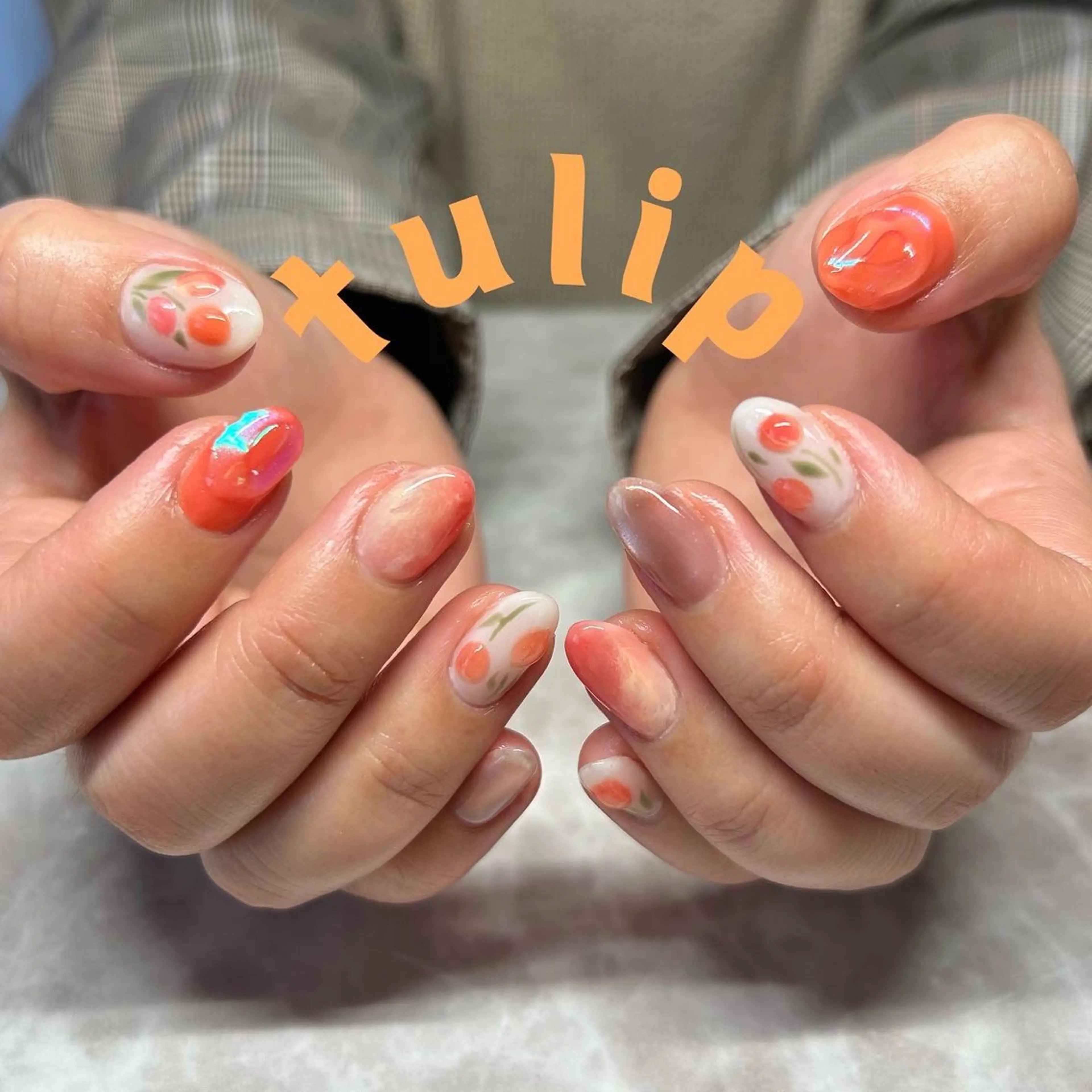 ネイル 春ネイル nail salon amyのネイルデザイン
