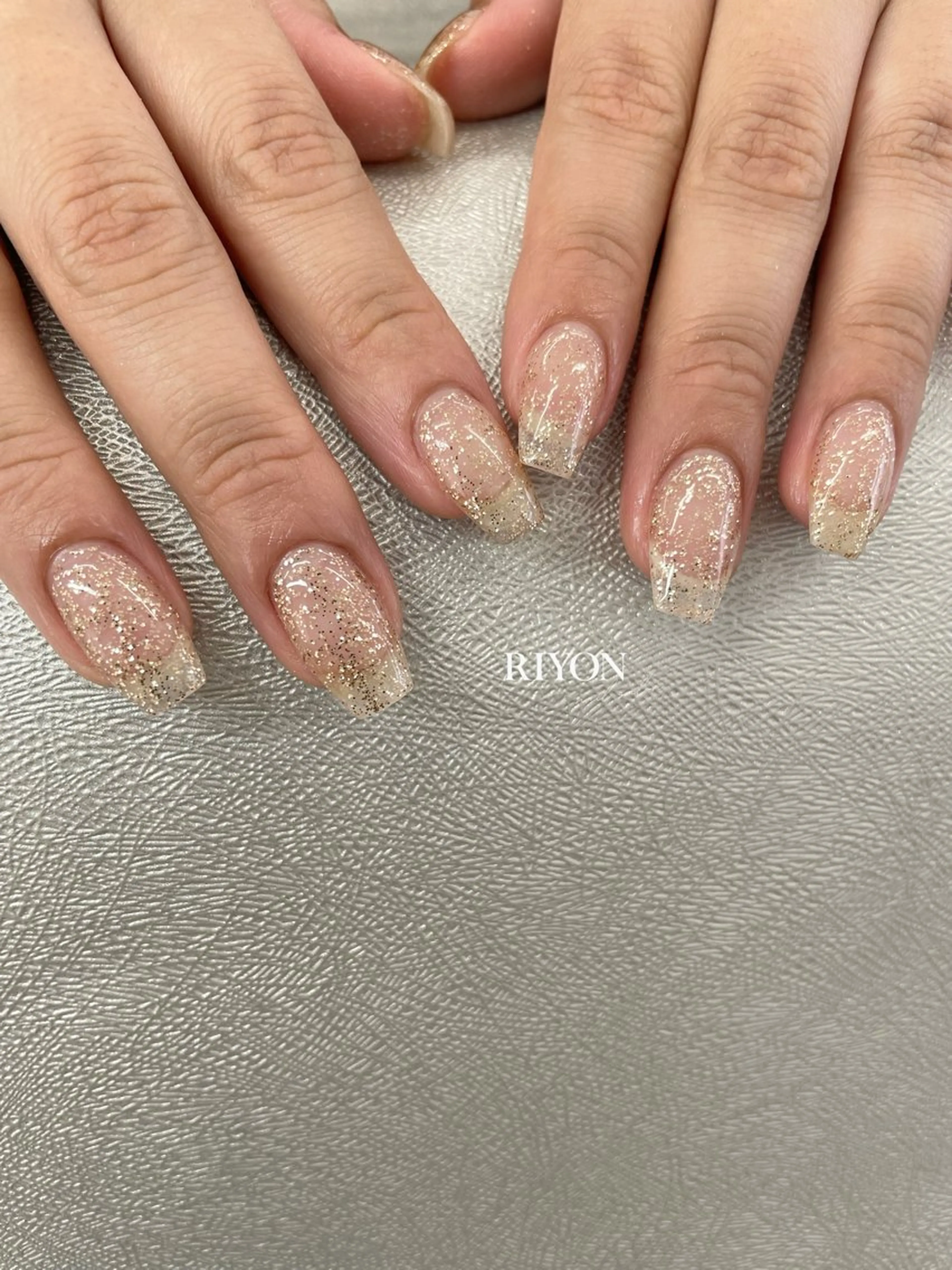 ネイル ラメ(グリッター) RIYON KONATSUのネイルデザイン