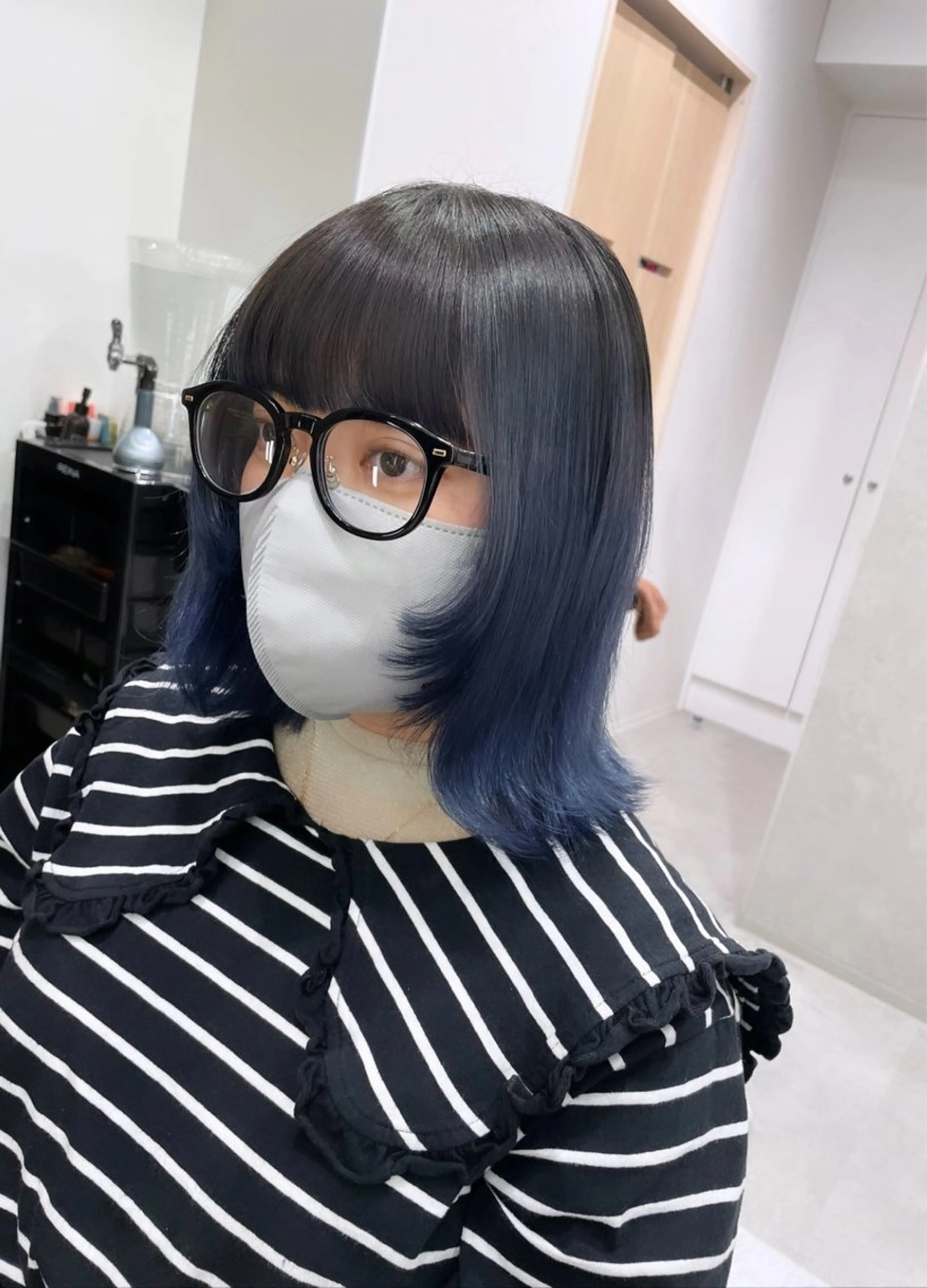 セミロング カット ヘアカラー トリートメント 《ブリーチ/赤み消し /髪質改善》若松良樹のヘアスタイル