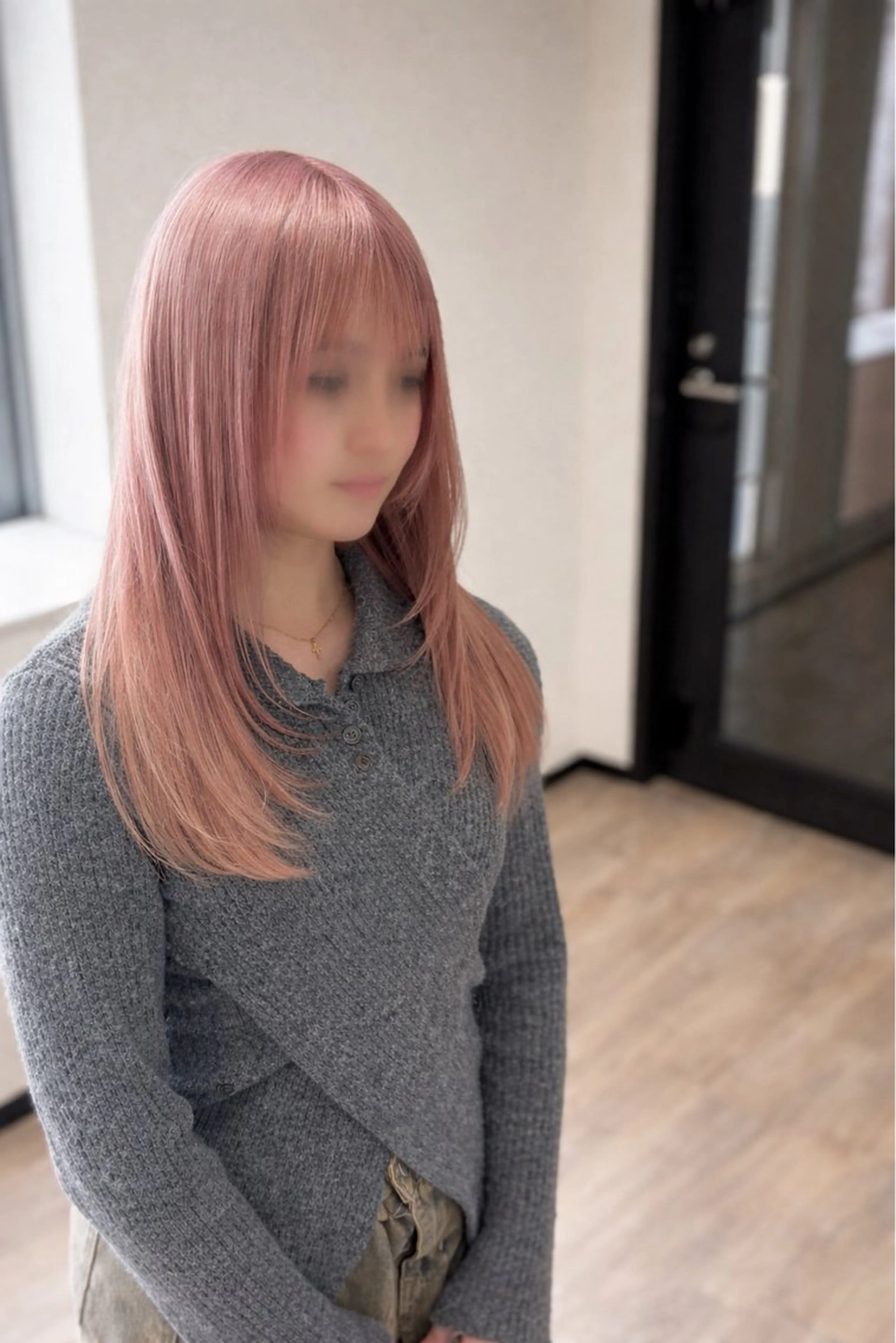 セミロング ヘアカラー トリートメント ふわりhair💭 emo.中澤慶のヘアスタイル