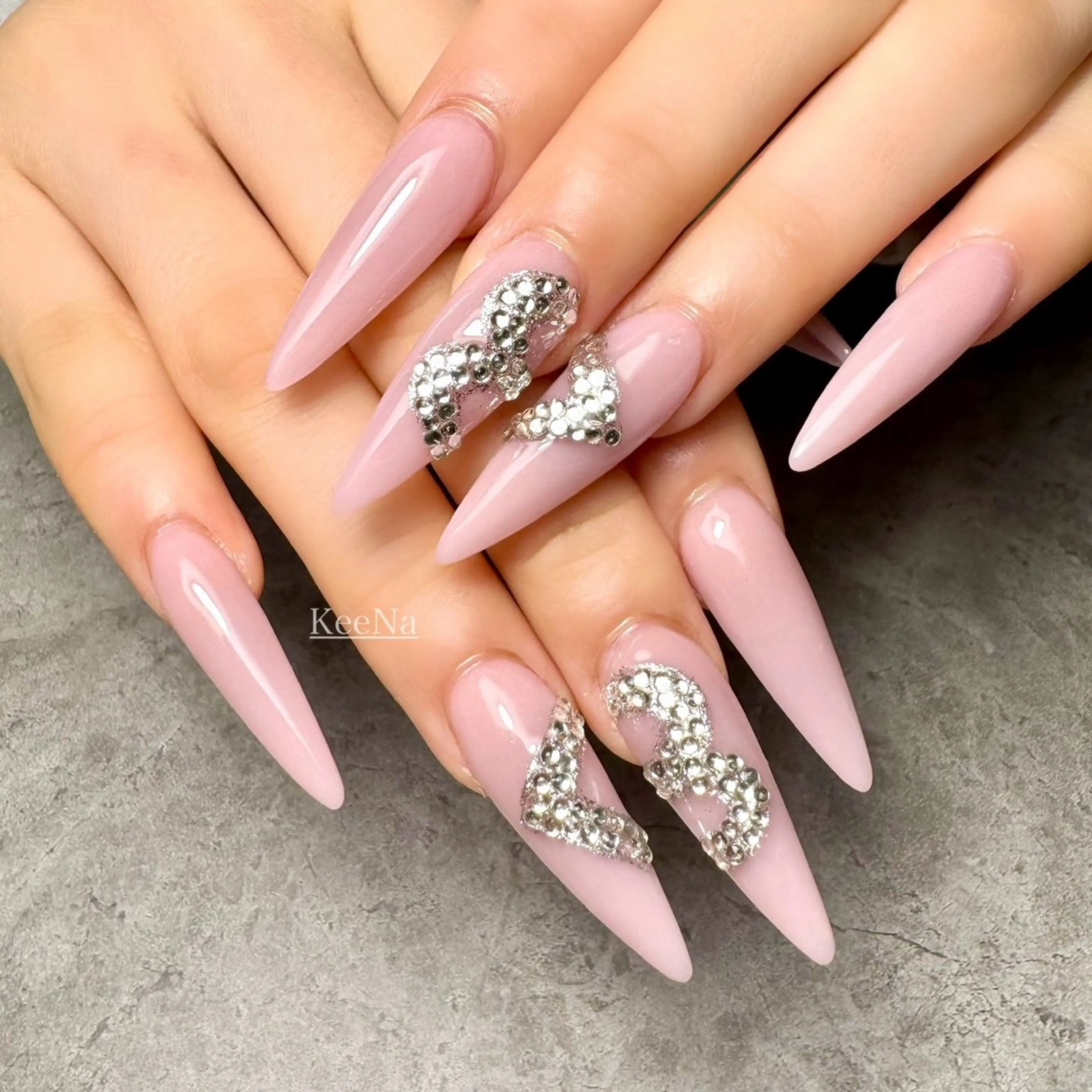 ネイル ロングネイル スカルプネイル KeeNa キーナのネイルデザイン