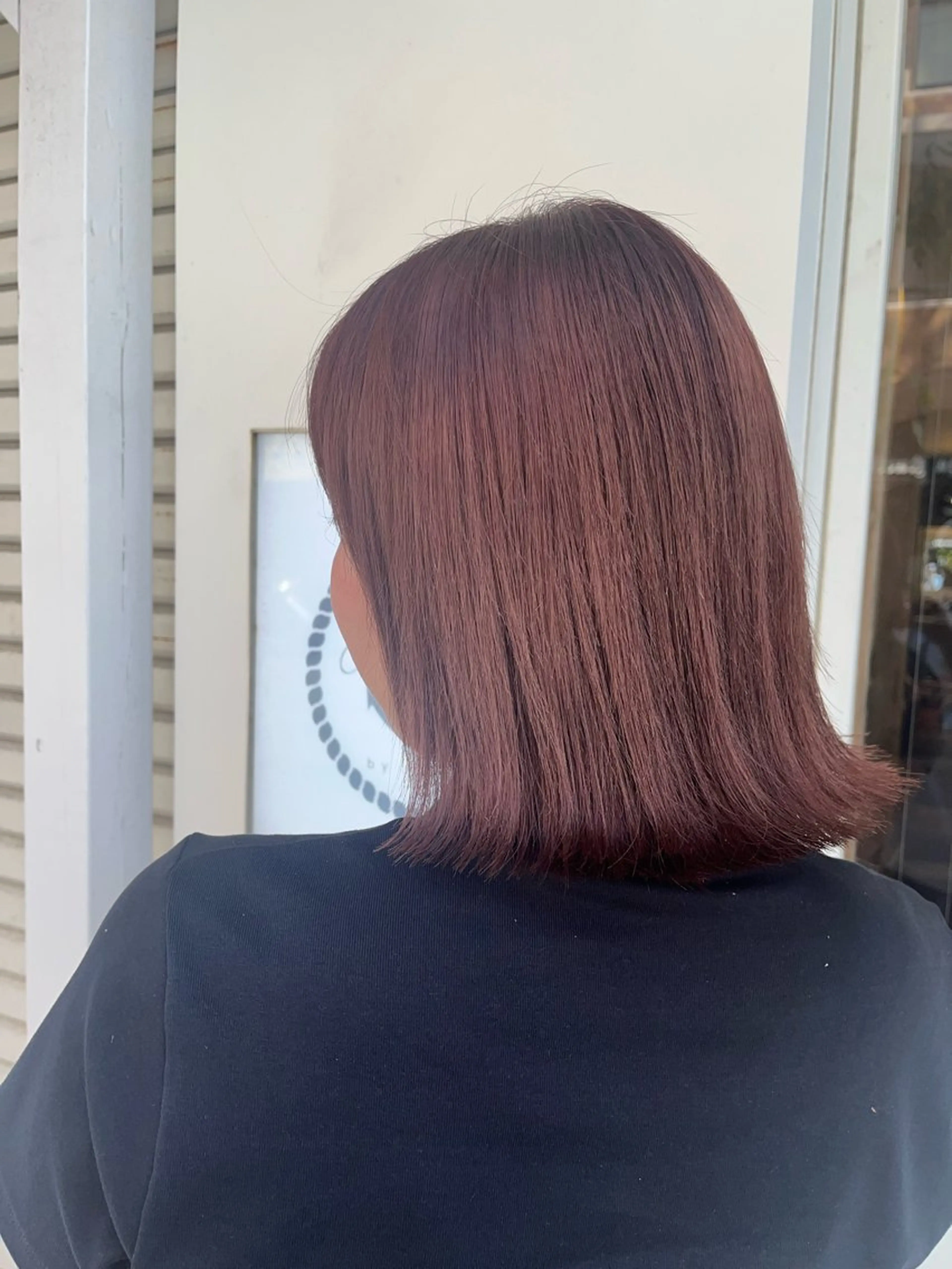 ミディアム カラー ヘアカラー 阿部 翔一郎/暖色系カラーのヘアスタイル