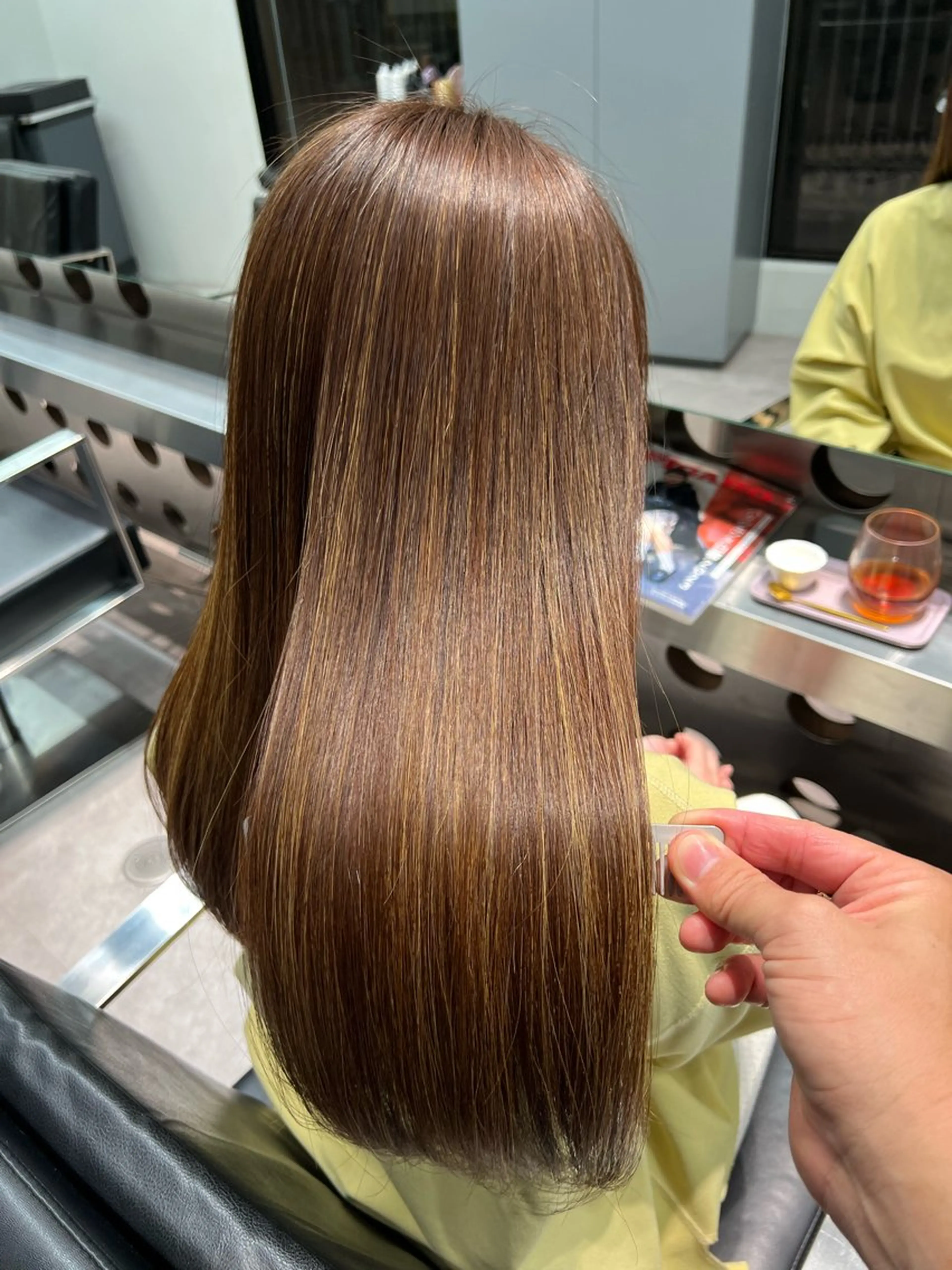 縮毛矯正 後藤 瑠依のヘアスタイル