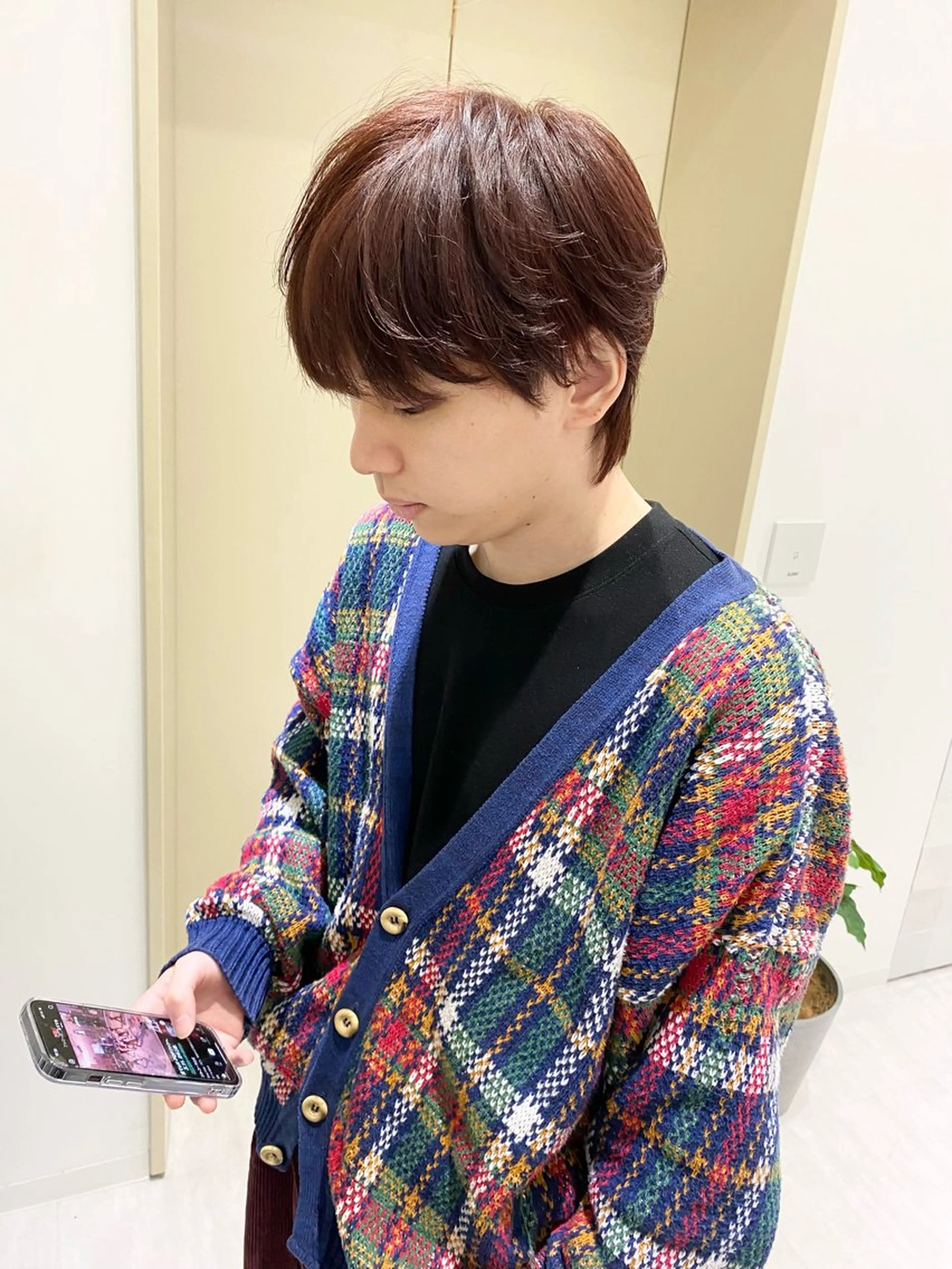 ショート トリートメント men'ssalon Zina天神所属・✨髪質改善/顔周りカ ット/縮毛矯正✨三隅のヘアスタイル