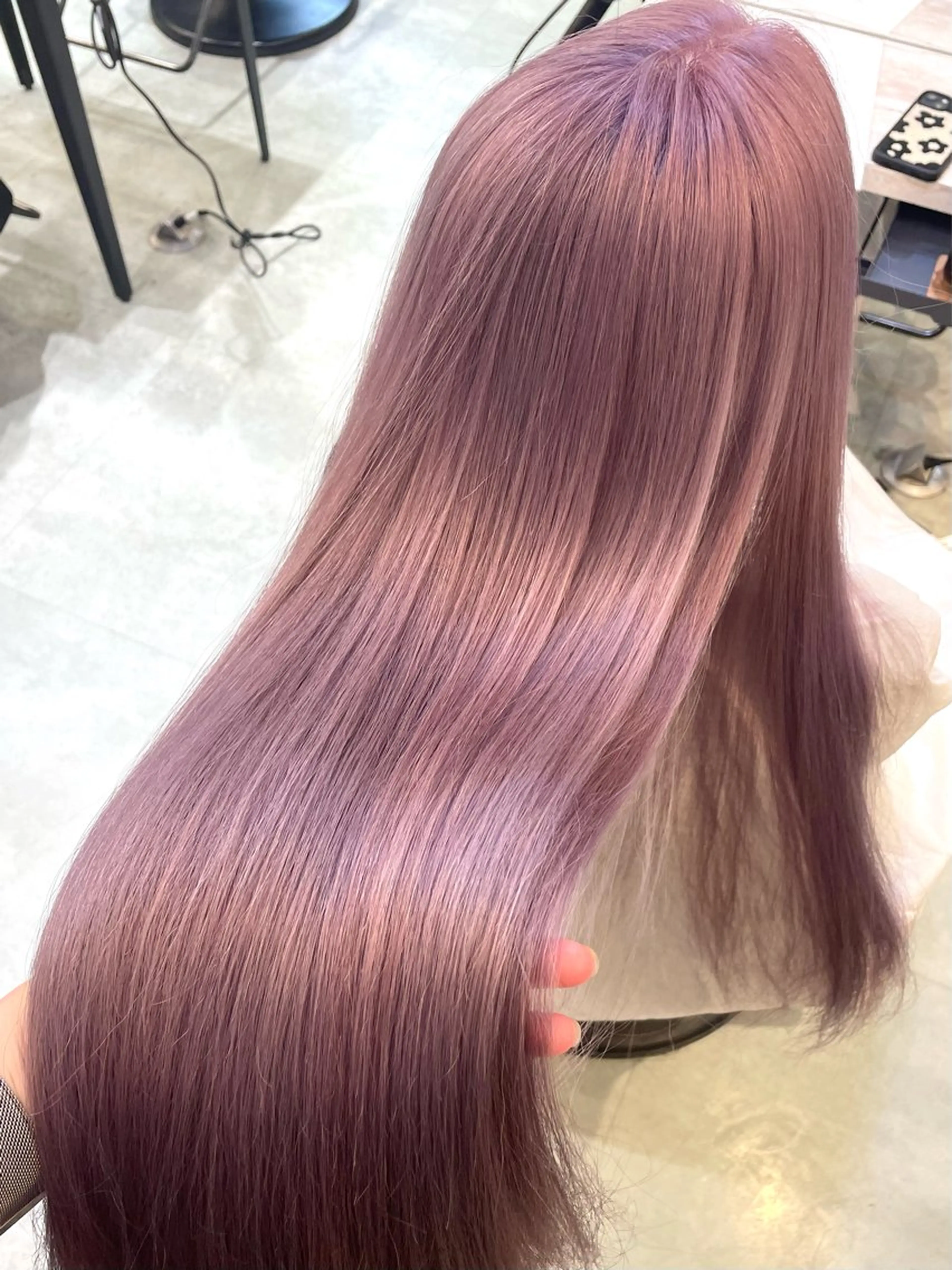 ロング カラー Loob.TOKYO所属・Loob.TOKYO YUUNAのヘアスタイル