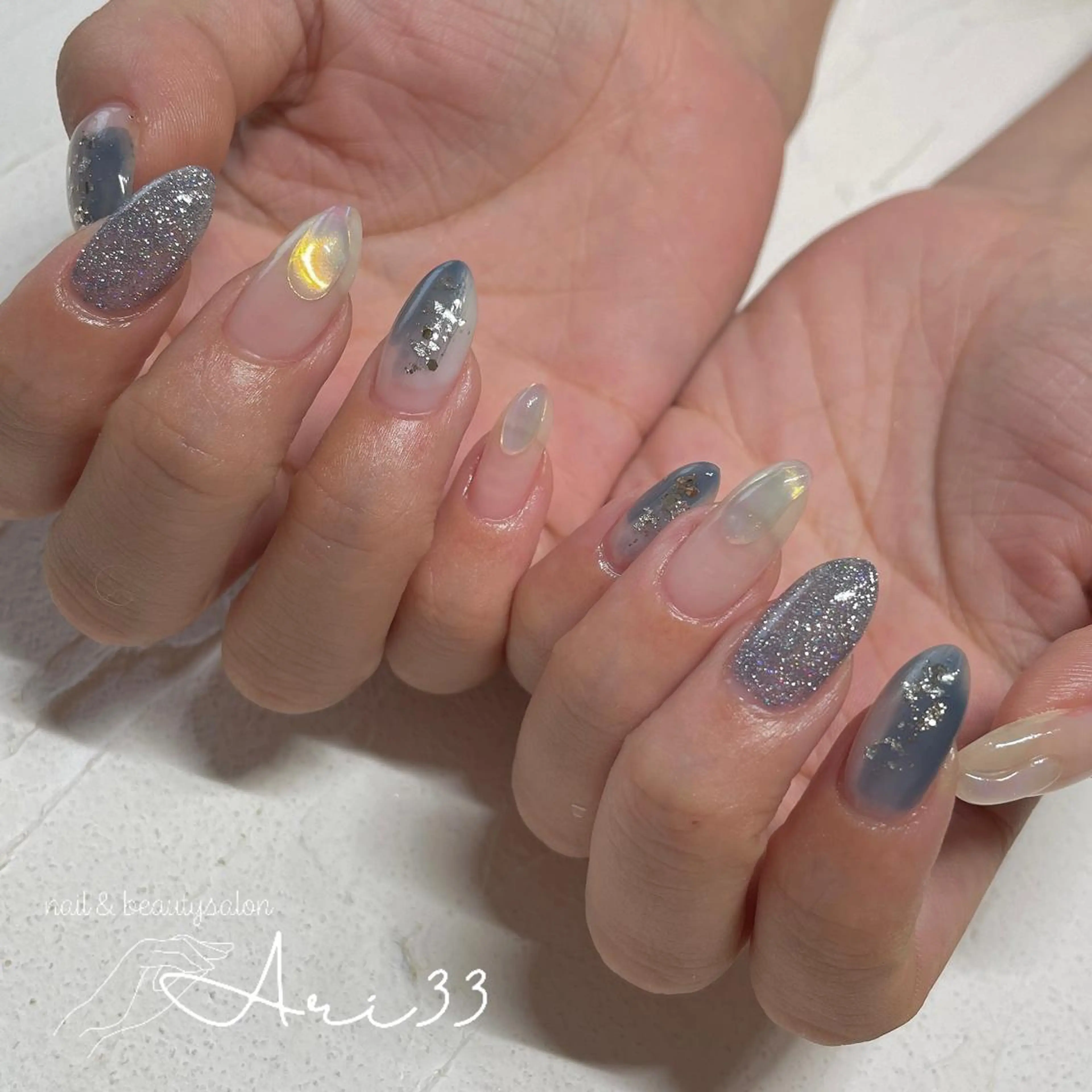 ネイル ハンドネイル プライベートサロン Ari33nailのネイルデザイン