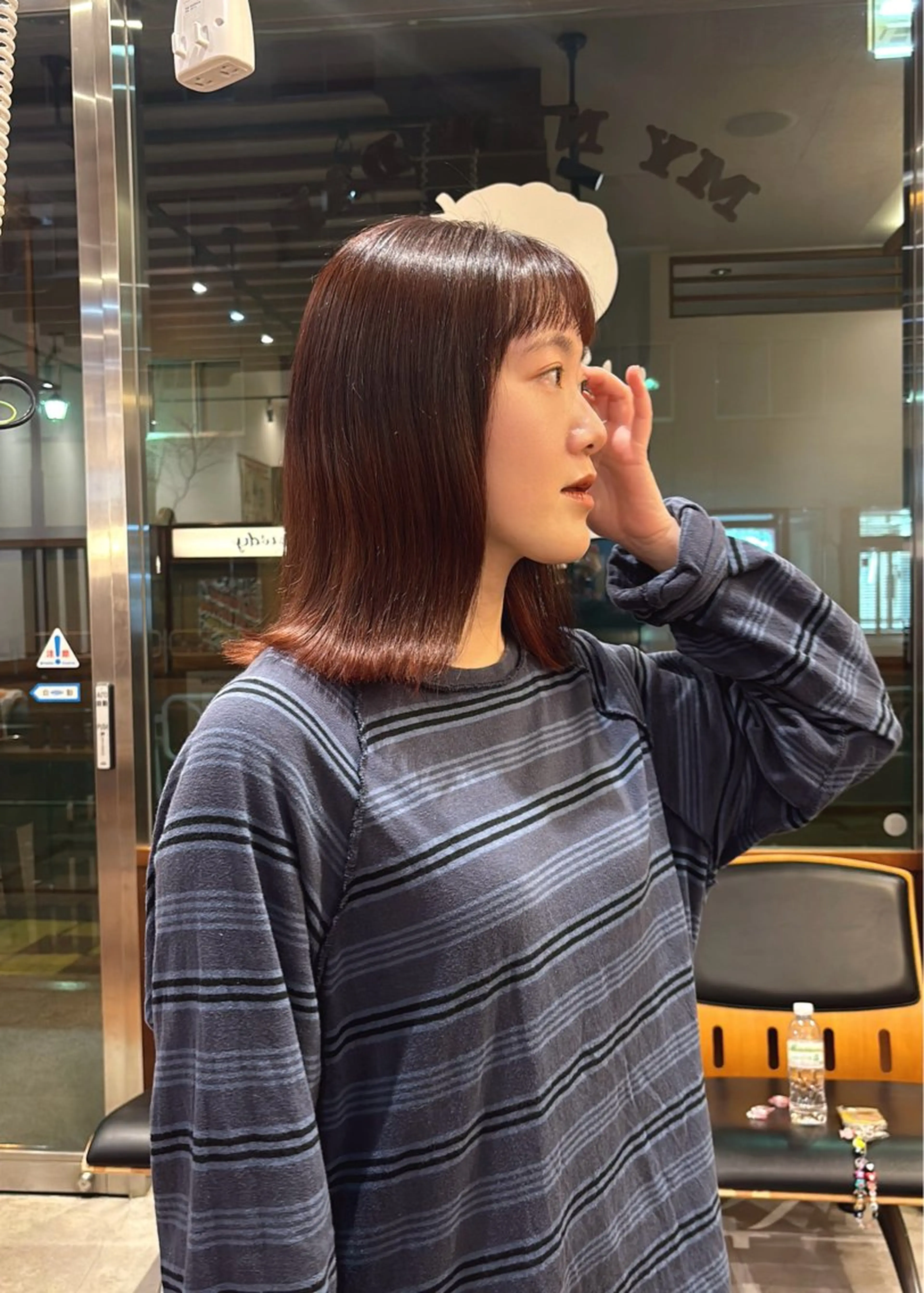 カラー カット 縮毛矯正 トリートメント SASAnagano 堀内未梨のヘアスタイル