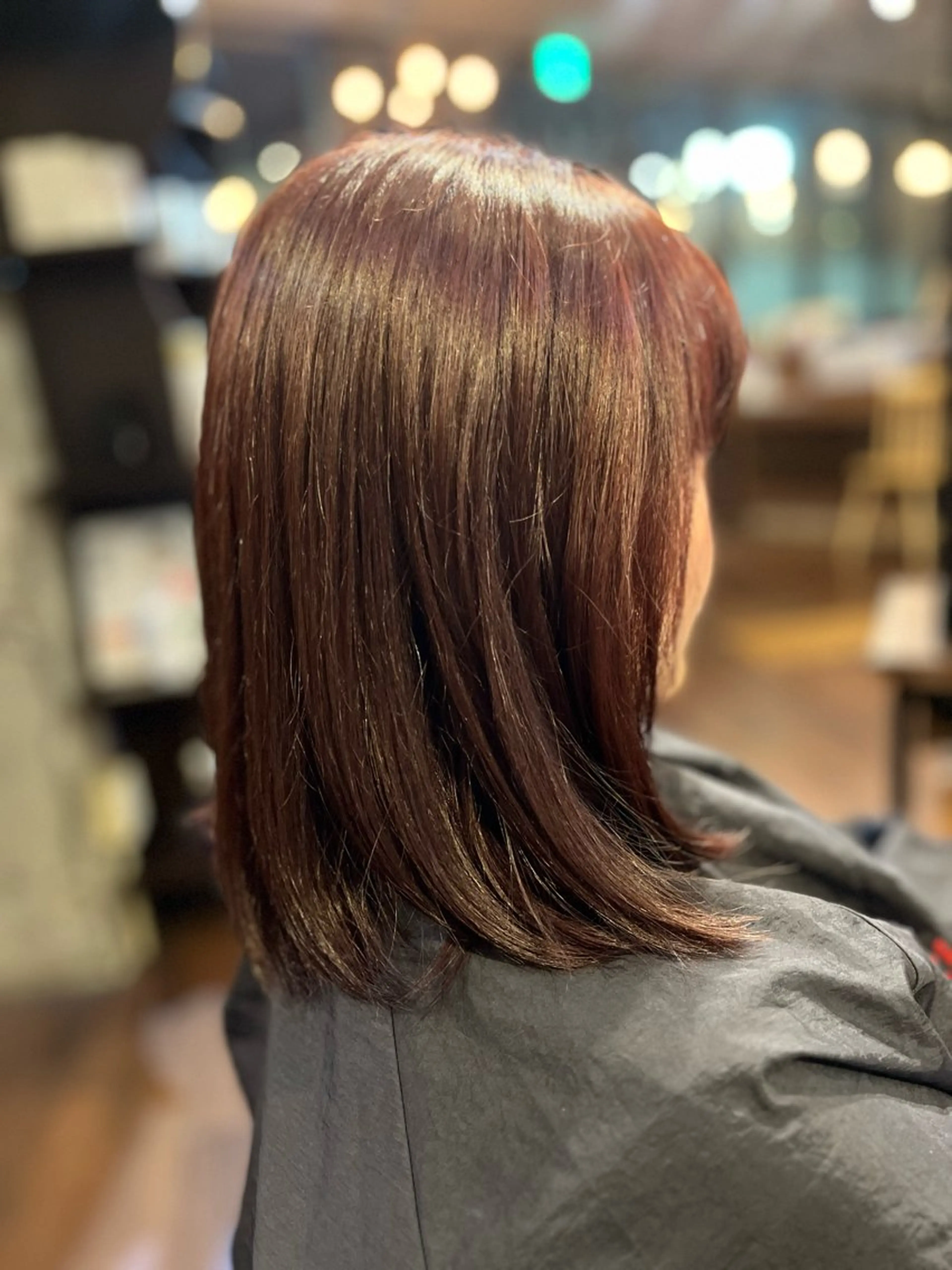 ミディアム カラー ピンクカラー 学生 ヘアカラー 1+unplus所属・高杉 愛のヘアスタイル