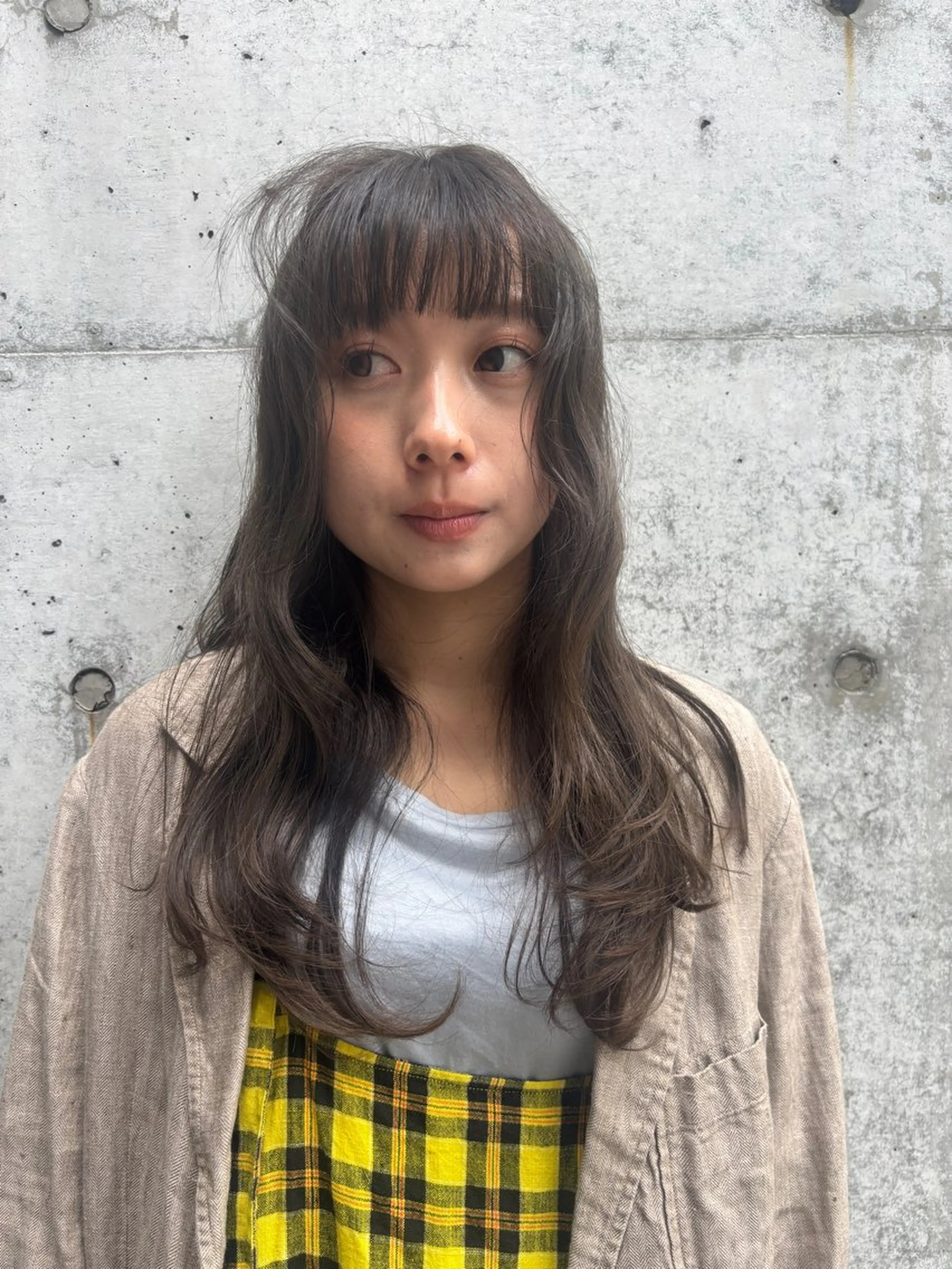 🉐カット＋ケアカラー＋超音波トリートメントの写真