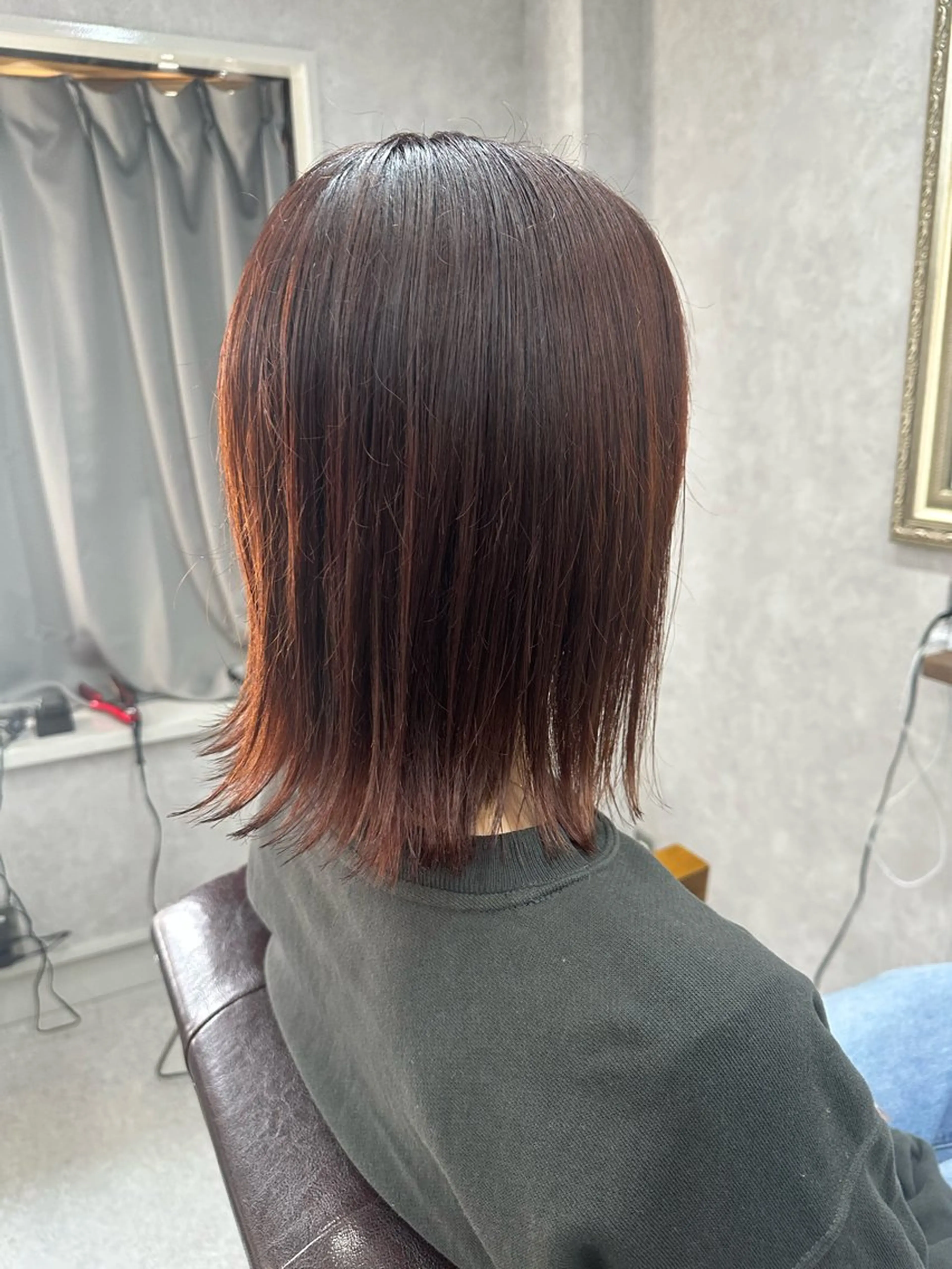 ミディアム カラー カット ヘアカラー Lien 深井店のヘアスタイル