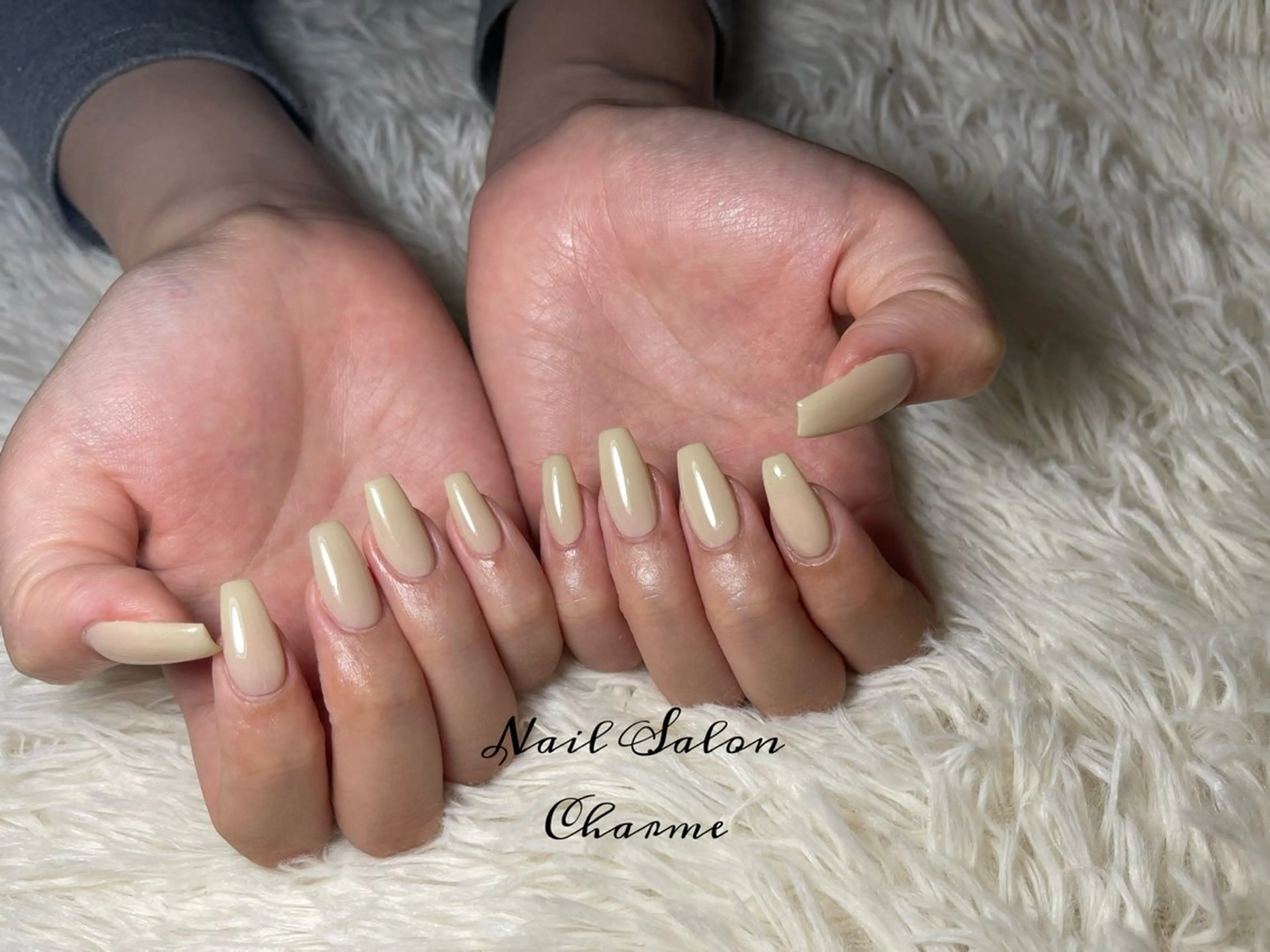 ネイル ワンカラーネイル ハンドネイル NailSalon Charmeのネイルデザイン