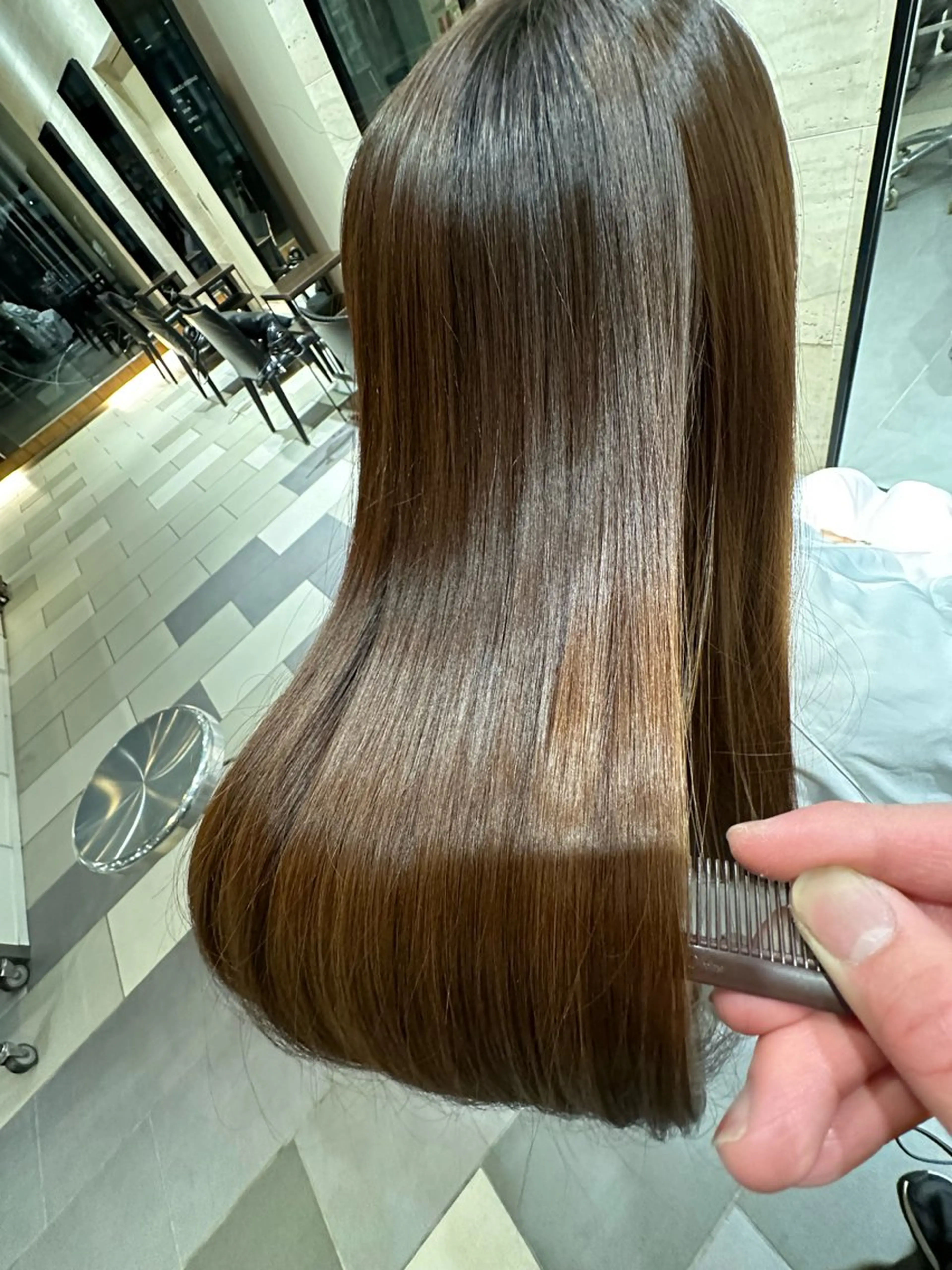 ロング トリートメント ヘアカラー トリートメント K-two Esola 池袋所属・韓国ヘア🇰🇷 /野元僚太のヘアスタイル