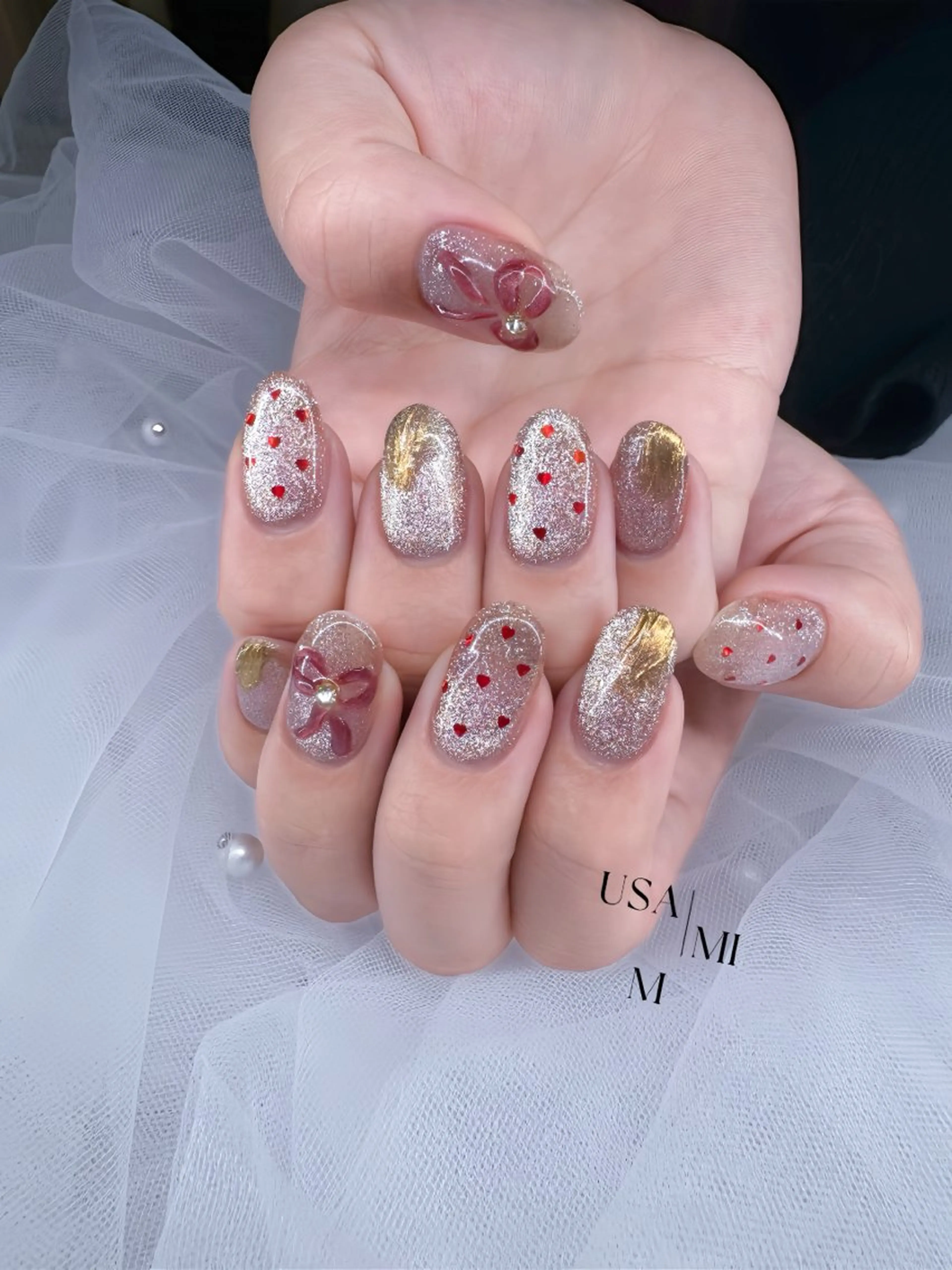 ネイル ハンドネイル USAMiMi 🐰💕のネイルデザイン