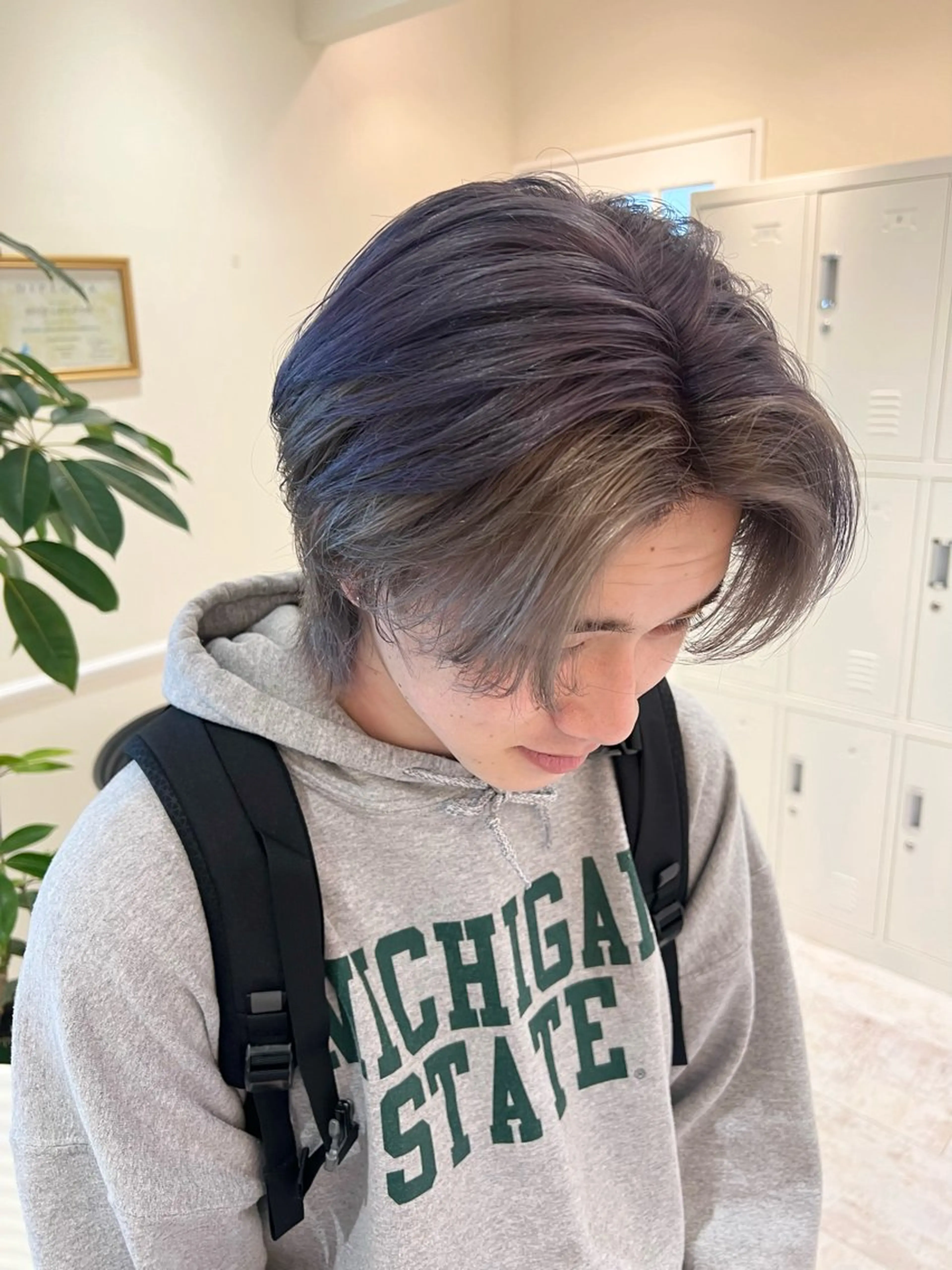 カラー メンズ メンズバレイヤージュ メンズハイライト バレイヤージュ ハイライトカラー メンズ/メンズカラー 🍏すがのみき🍏のヘアスタイル