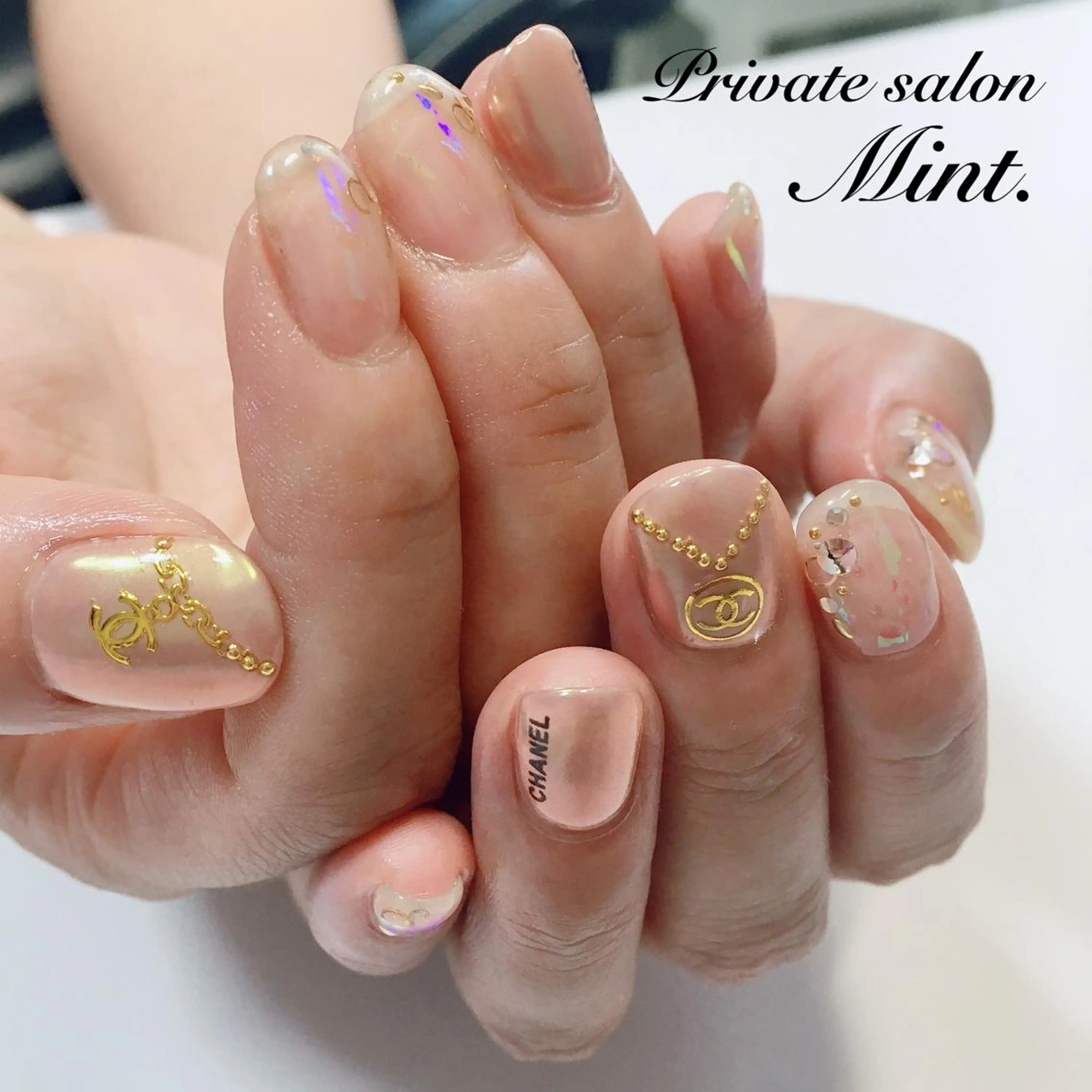 ショート ネイル ジェルネイル ハンドネイル Mint. nailのネイルデザイン