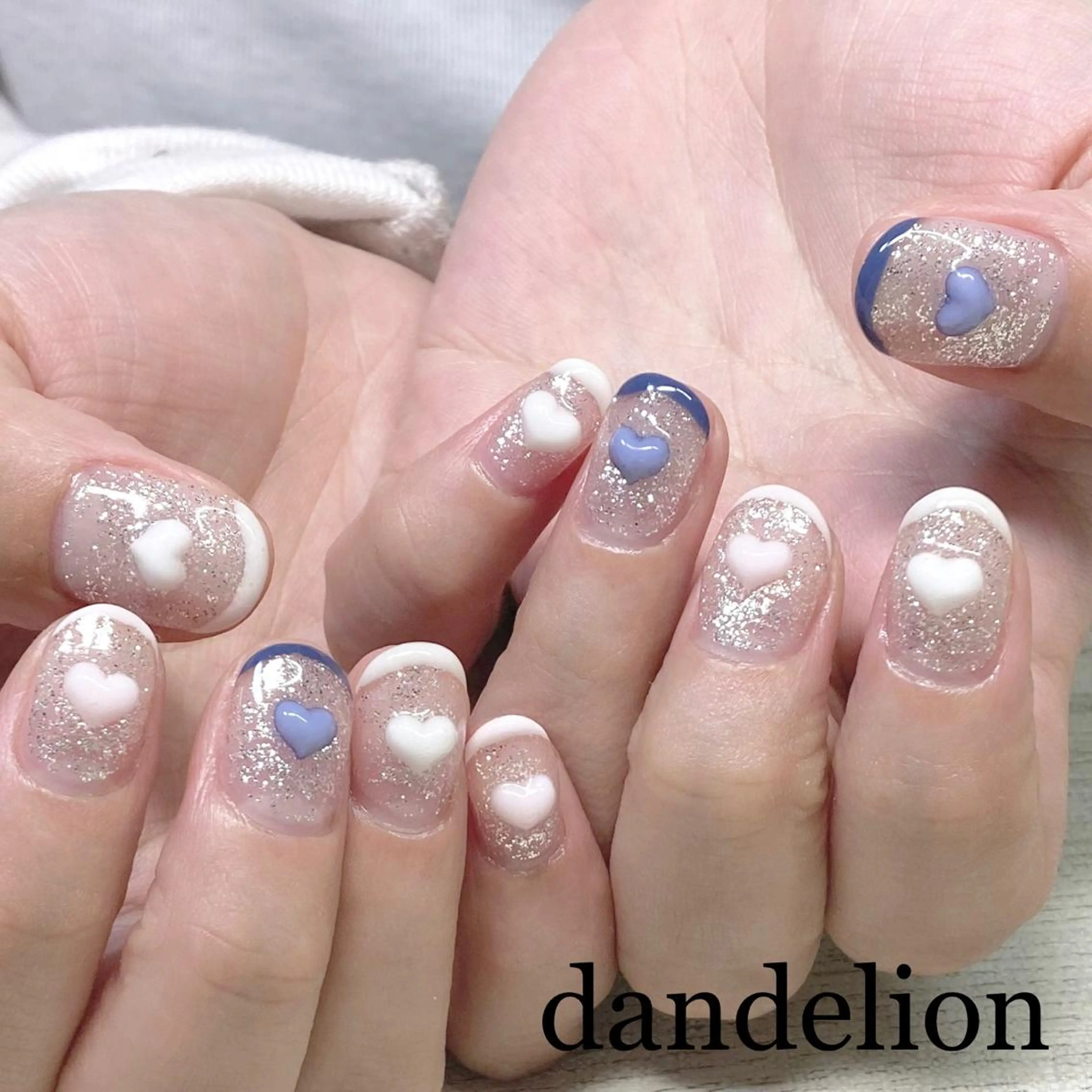 ネイル ハンドネイル ハンドケア dandelion ダンデライオンのネイルデザイン