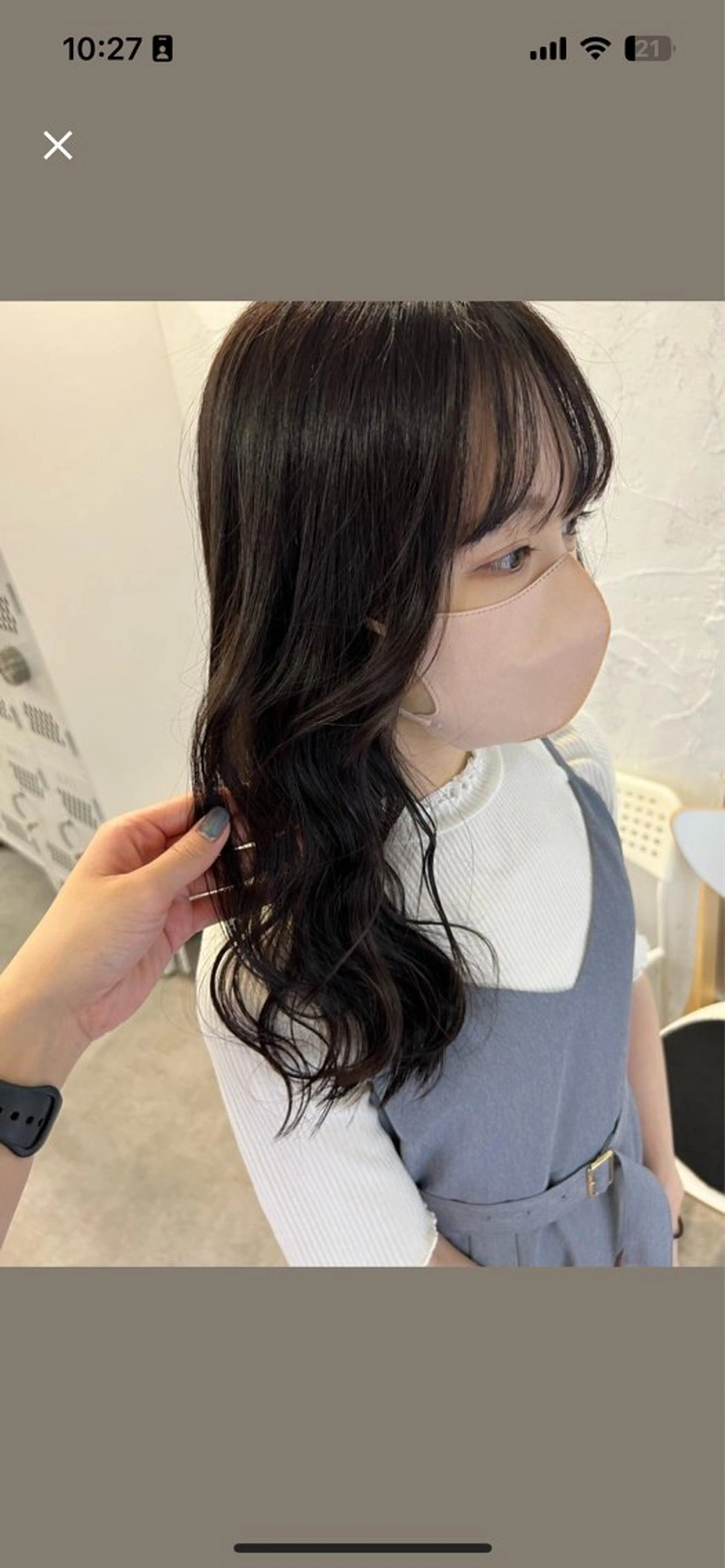 ロング カラー 透明感カラー ／ カット ／ コハのヘアスタイル