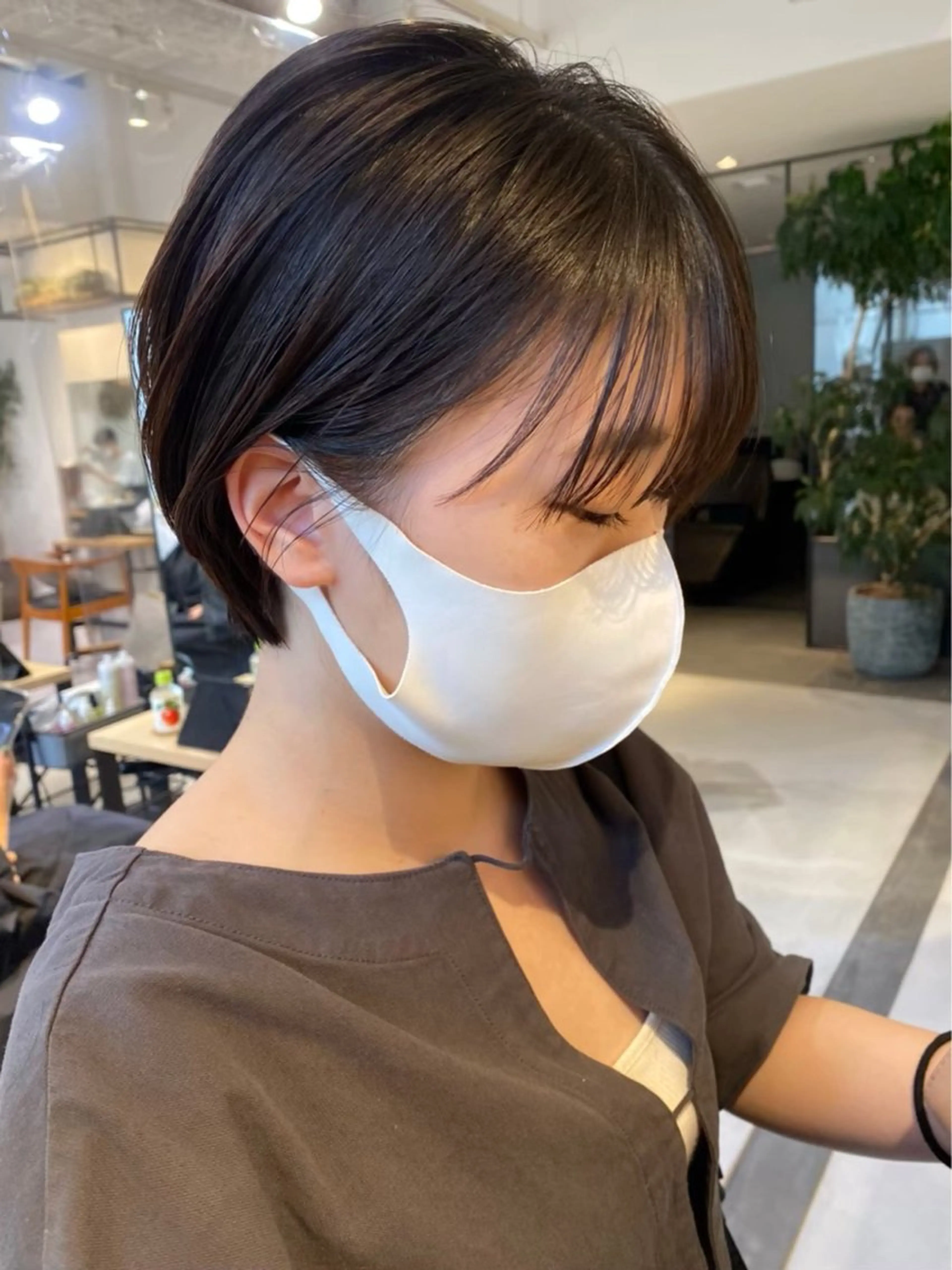 ショート ショートボブ ボブ ショートヘア FILMS所属・タグチ アスカのヘアスタイル