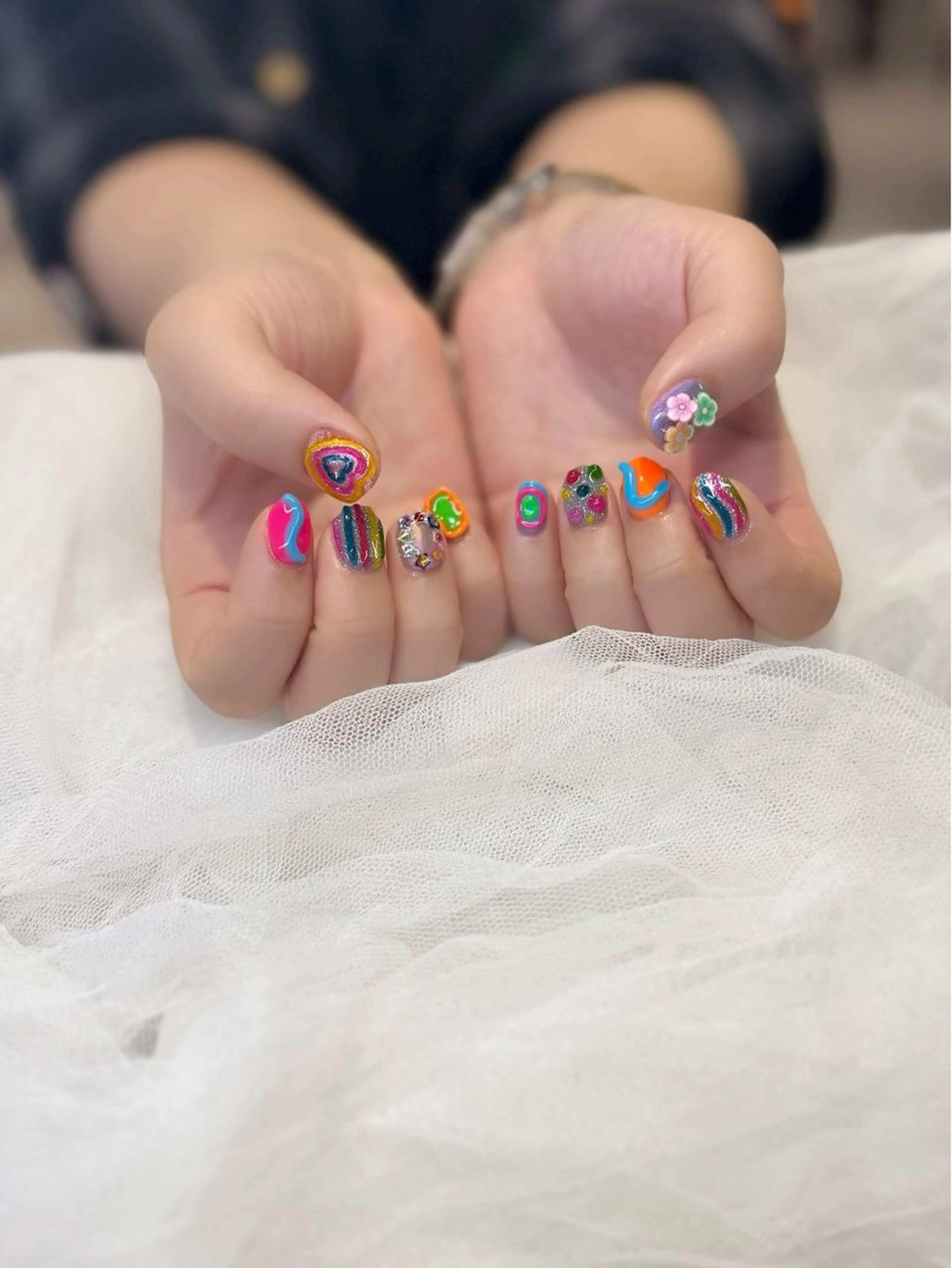 ネイル ハンドネイル 新井 ひなののネイルデザイン