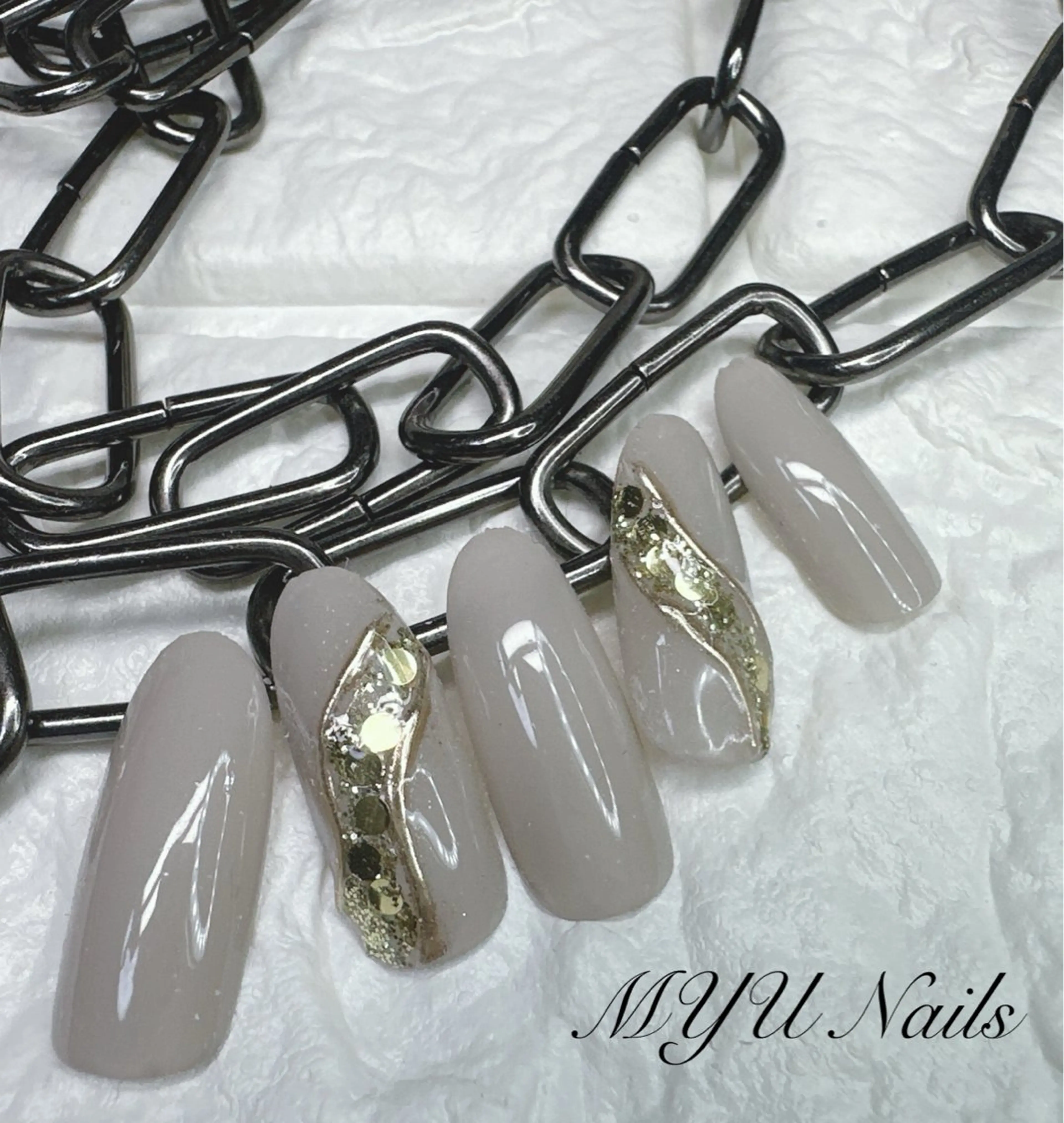 ネイル ジェルネイル 持ち込み ニュアンスネイル パラジェル ハンドネイル MYU Nails所属・MYU Nailsのネイルデザイン