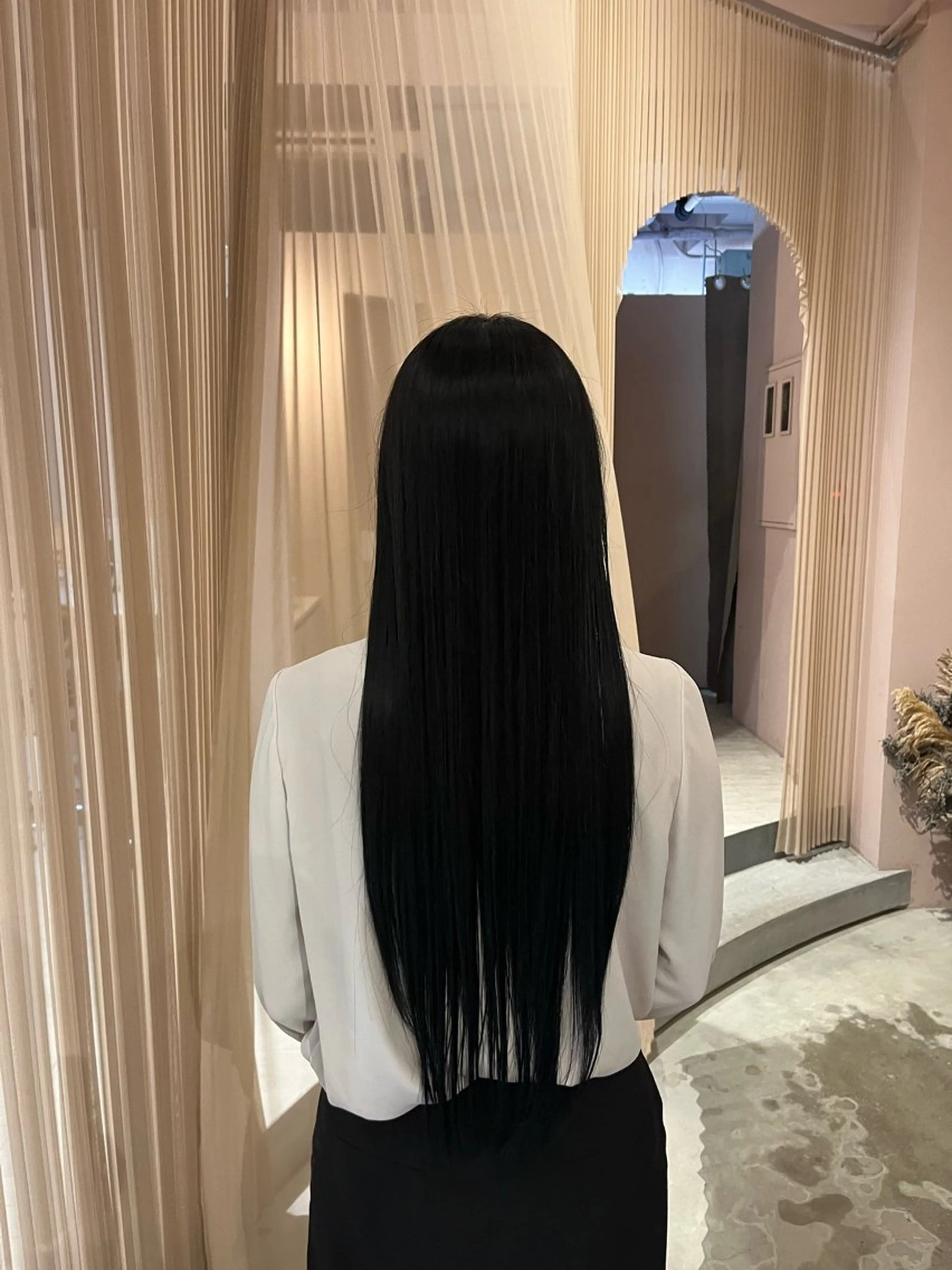 ロング 縮毛矯正 seri yoshidaのヘアスタイル