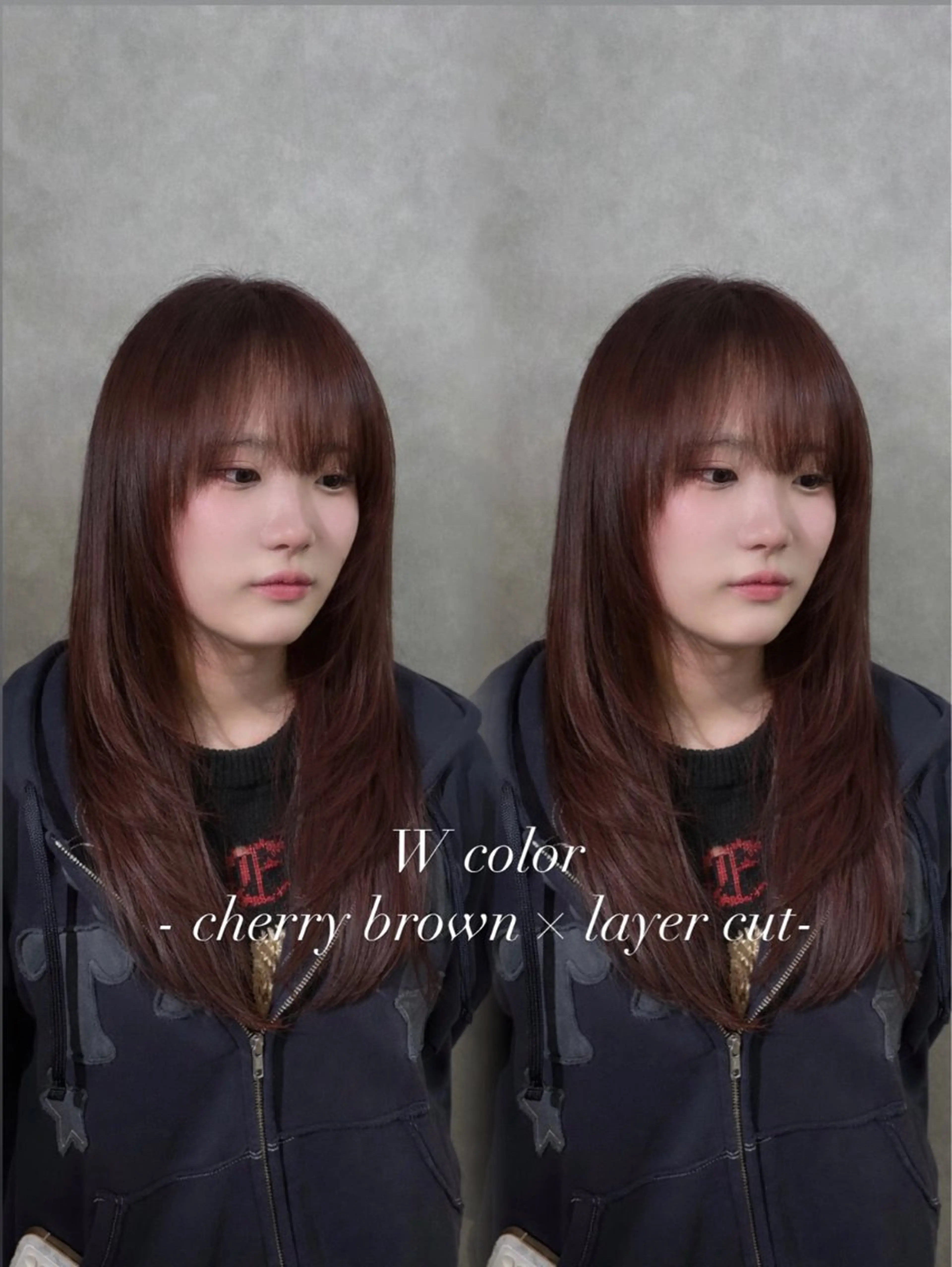 ロング カット ヘアカラー 【nui 茨木】 原田美紅のヘアスタイル