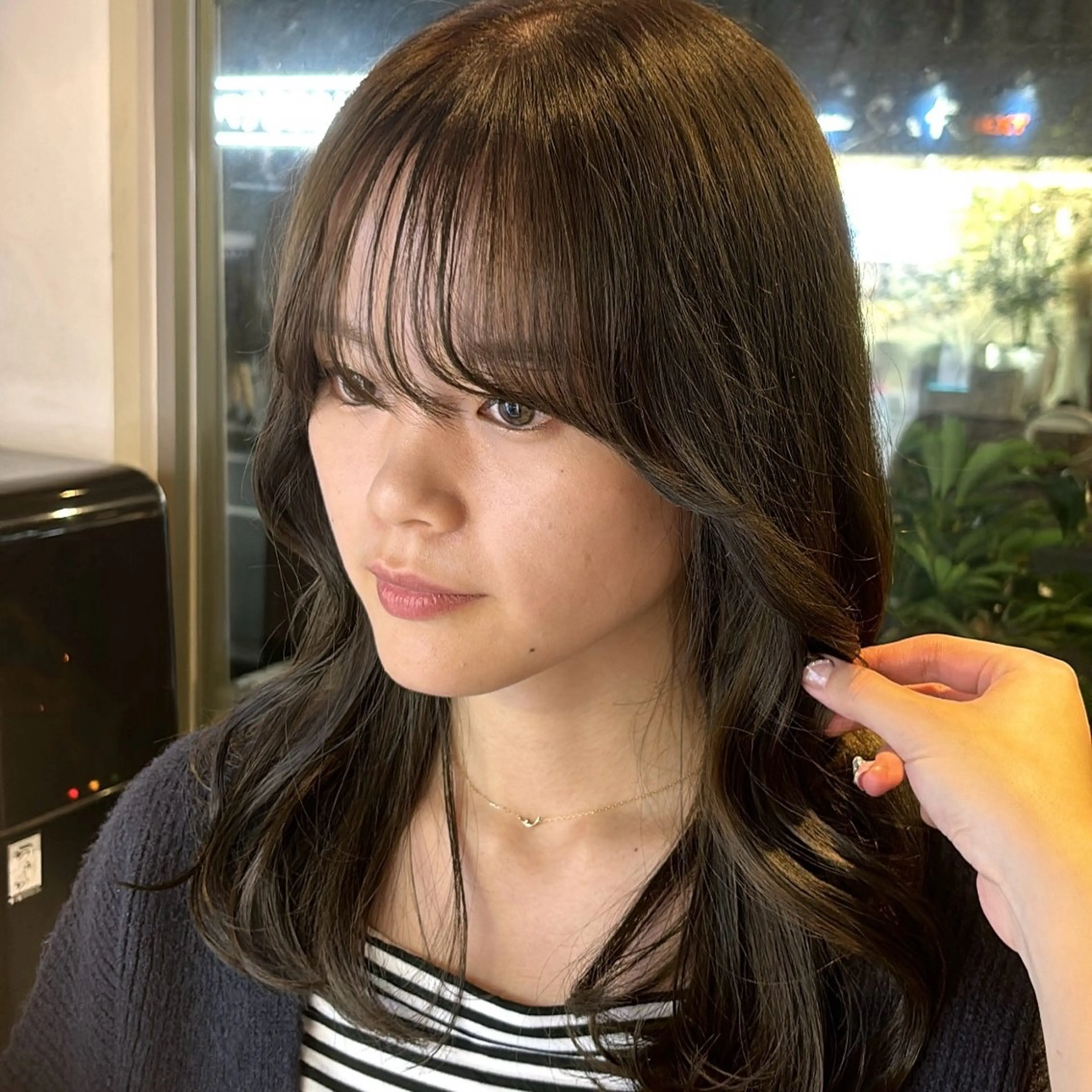 カラー レイヤー/顔周り/ 韓国ヘア🤍フウカのヘアスタイル