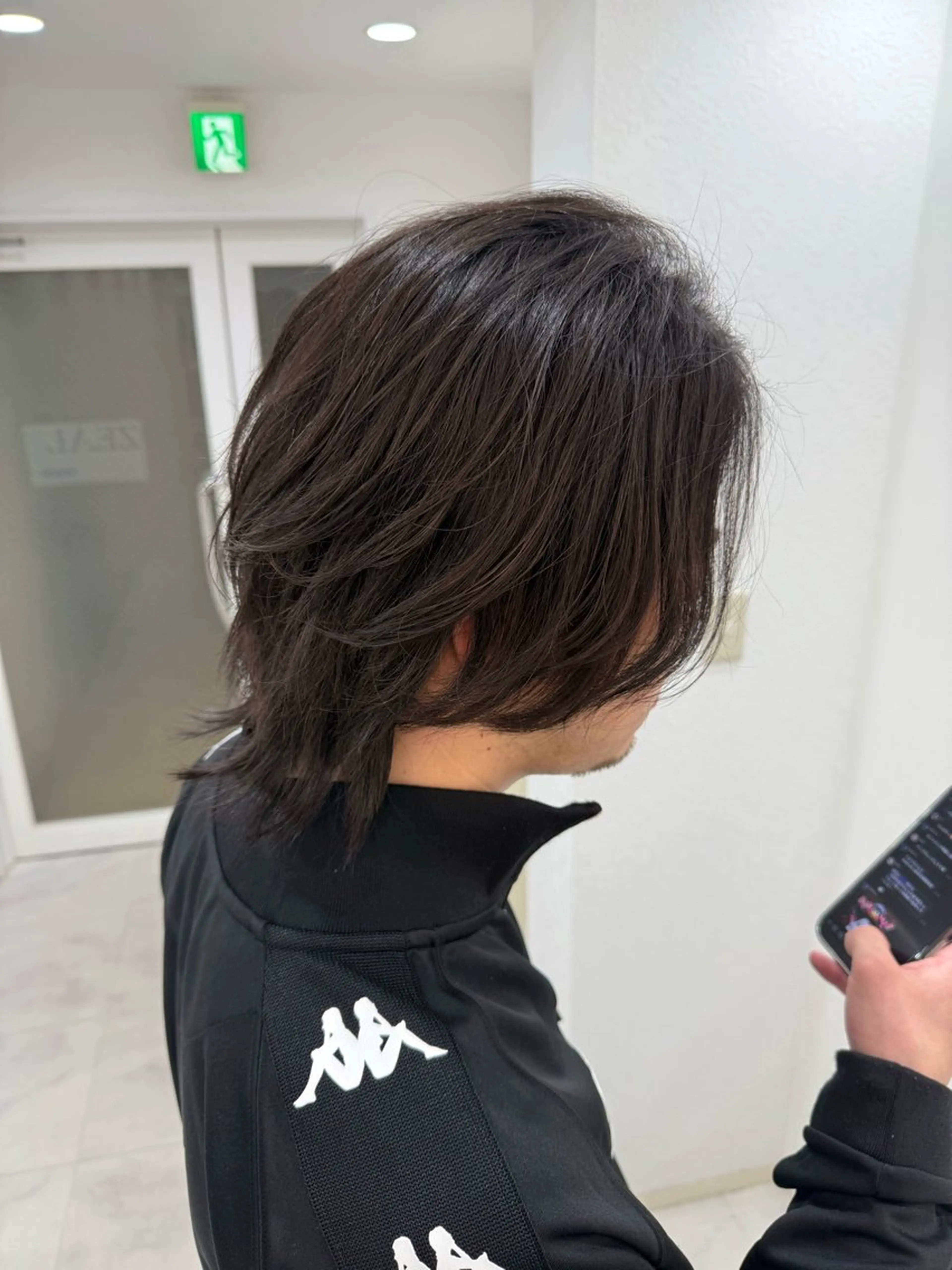 ミディアム カット トリートメント ヘッドスパ 小村 敏司のヘアスタイル