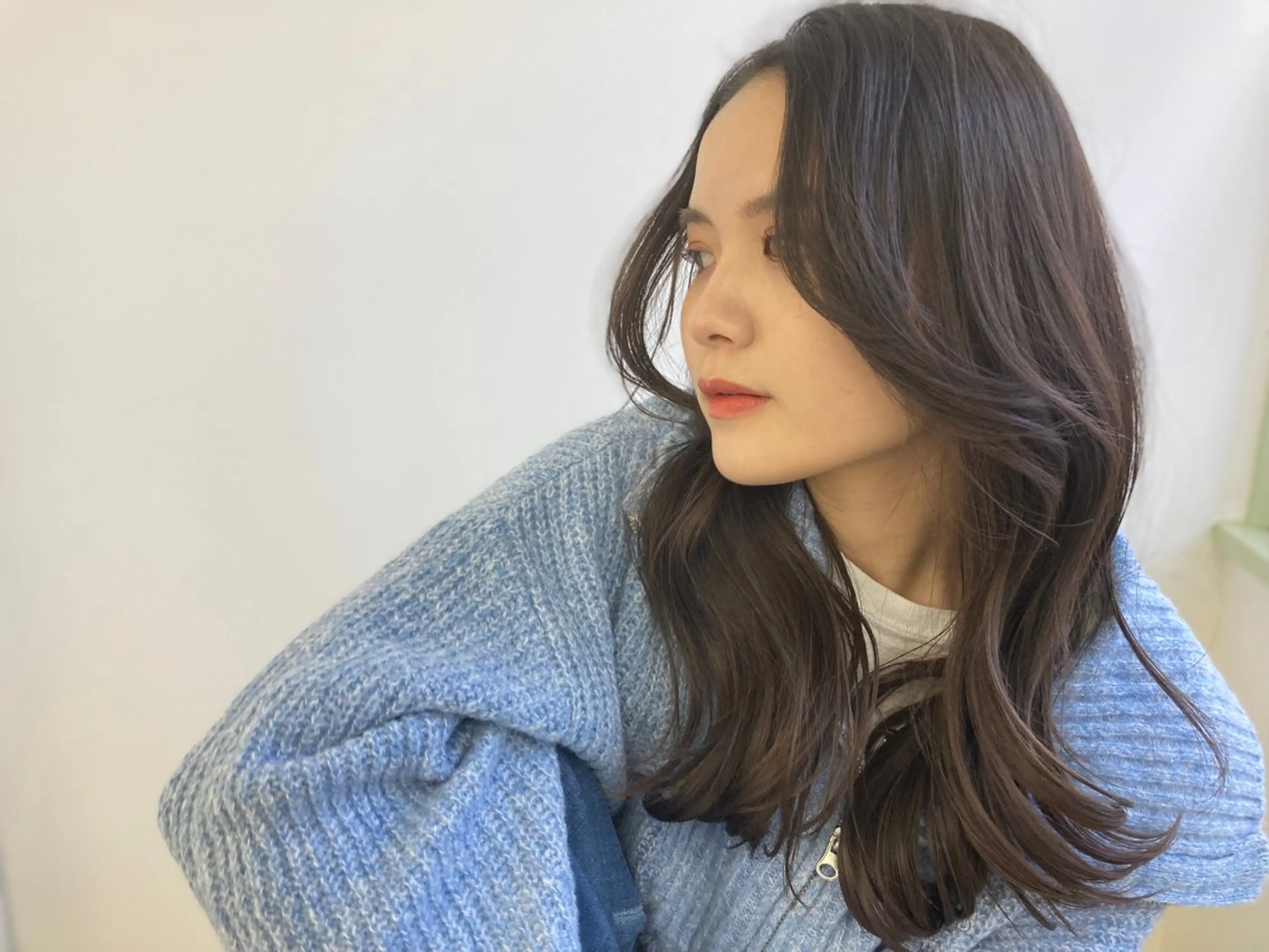 ミディアム カラー カット ヘアカラー トリートメント 韓国風⭐️くびれヘア 🍀高津かえでのヘアスタイル